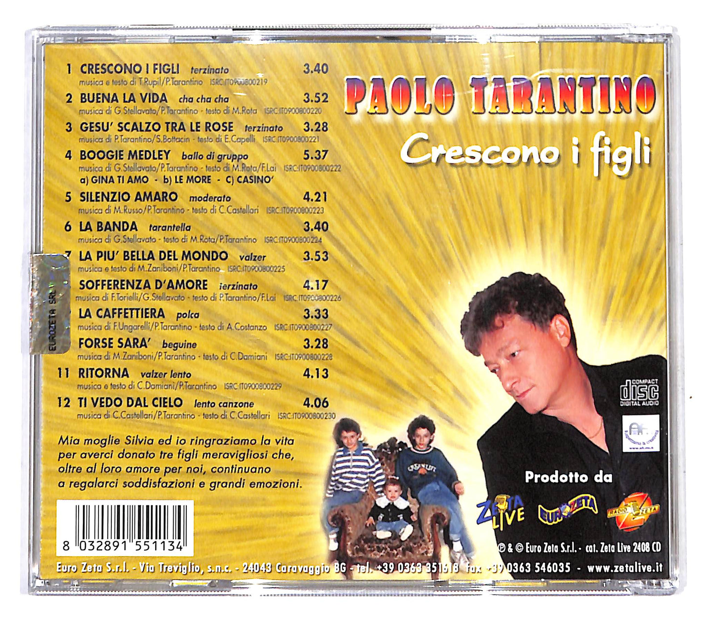 EBOND Paolo Tarantino - Crescono i figli CD CD139940