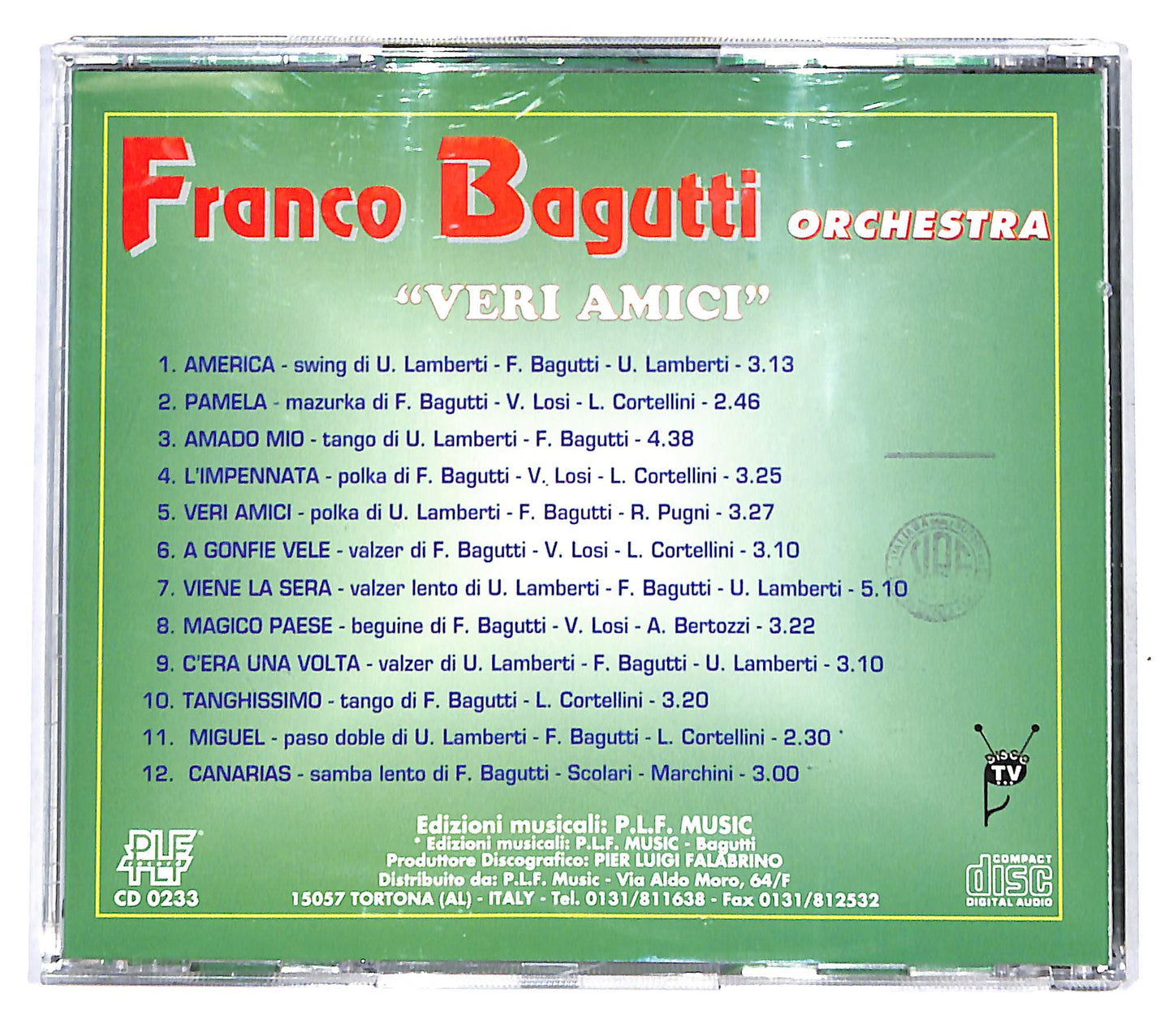 EBOND Orchestra Franco Bagutti - Veri Amici CD CD139952