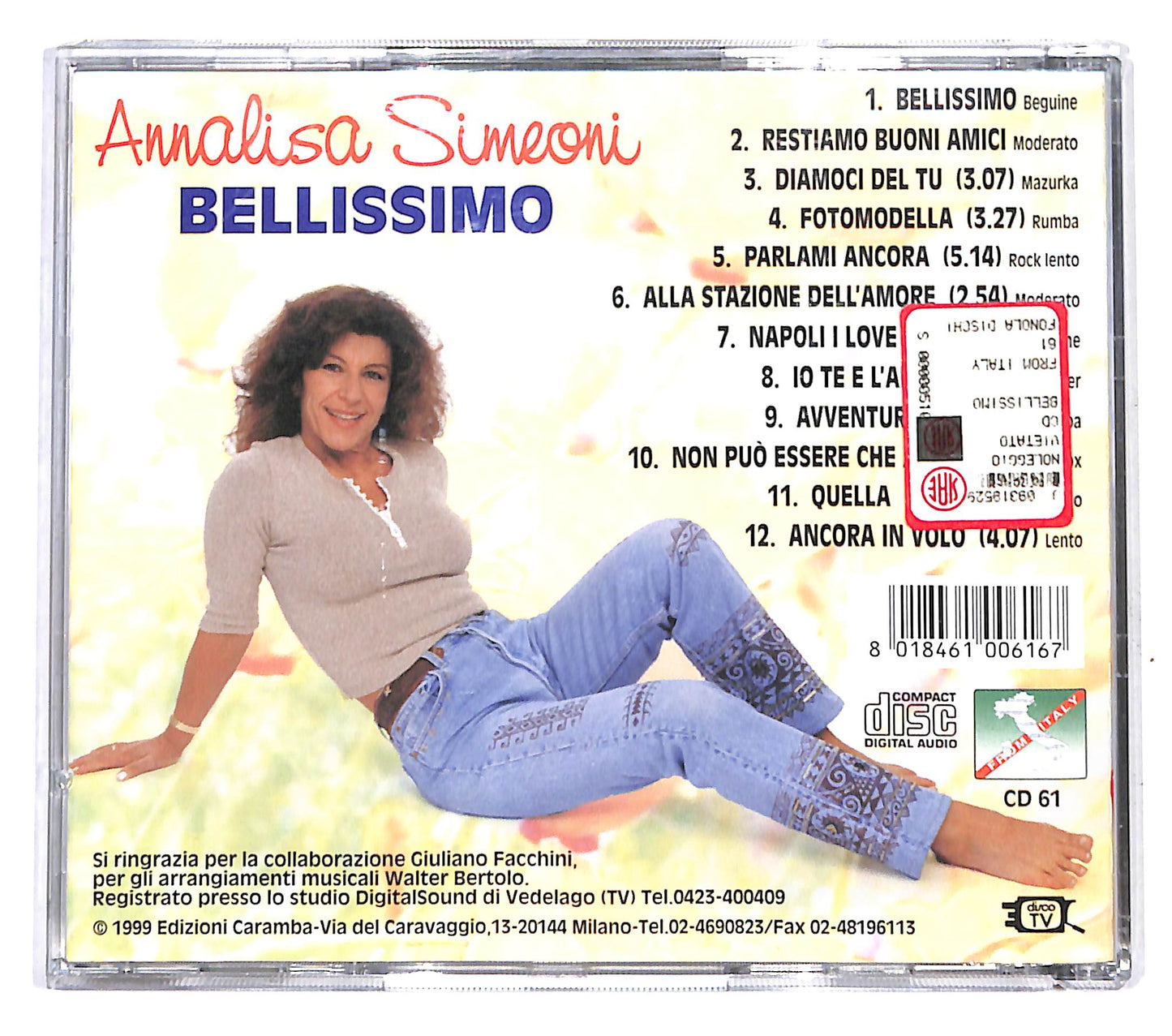EBOND Annalisa Simeoni - Bellissimo CD CD140002