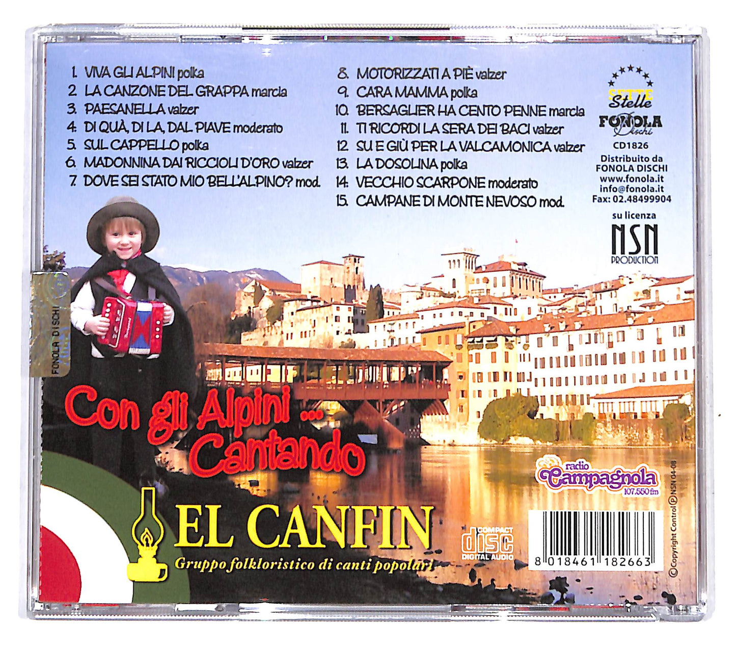 EBOND El Canfin - con gli Alpini... Cantando vol.4 CD CD140011