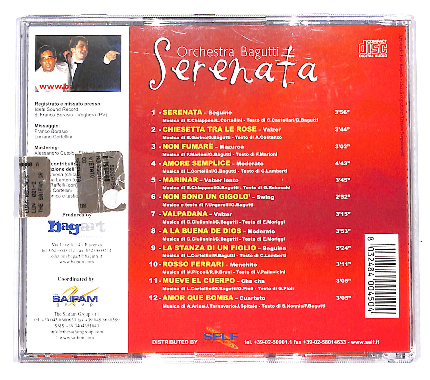 EBOND Orchestra Bagutti - Serenata CD CD140016