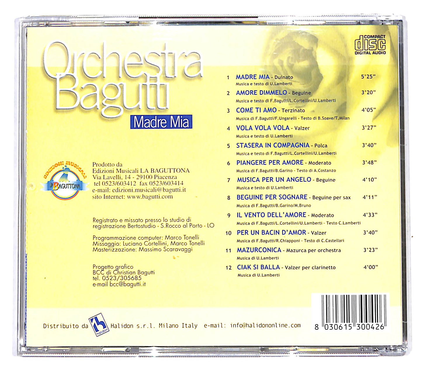 EBOND Orchestra Bagutti - Madre Mia CD CD140017