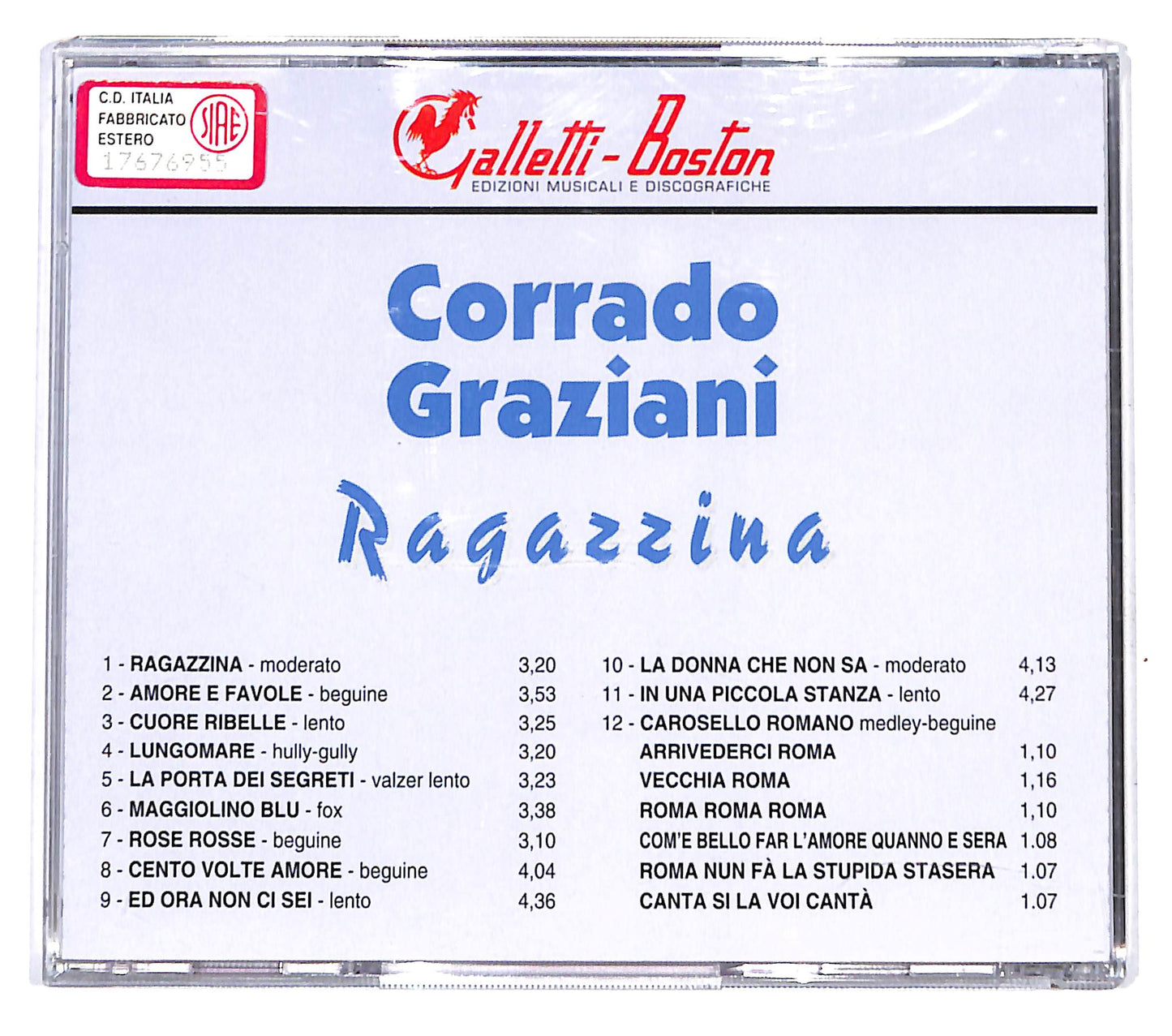 EBOND Corrado Graziani - Ragazzina CD CD140039