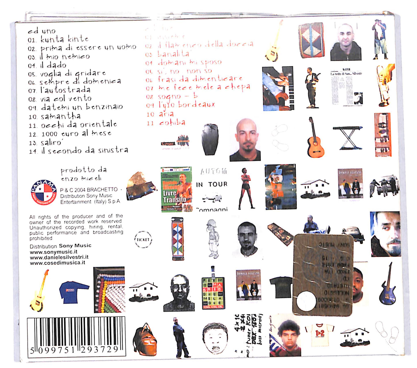 EBOND Daniele Silvestri - Livre Transito DIGIPACK CD CD140157