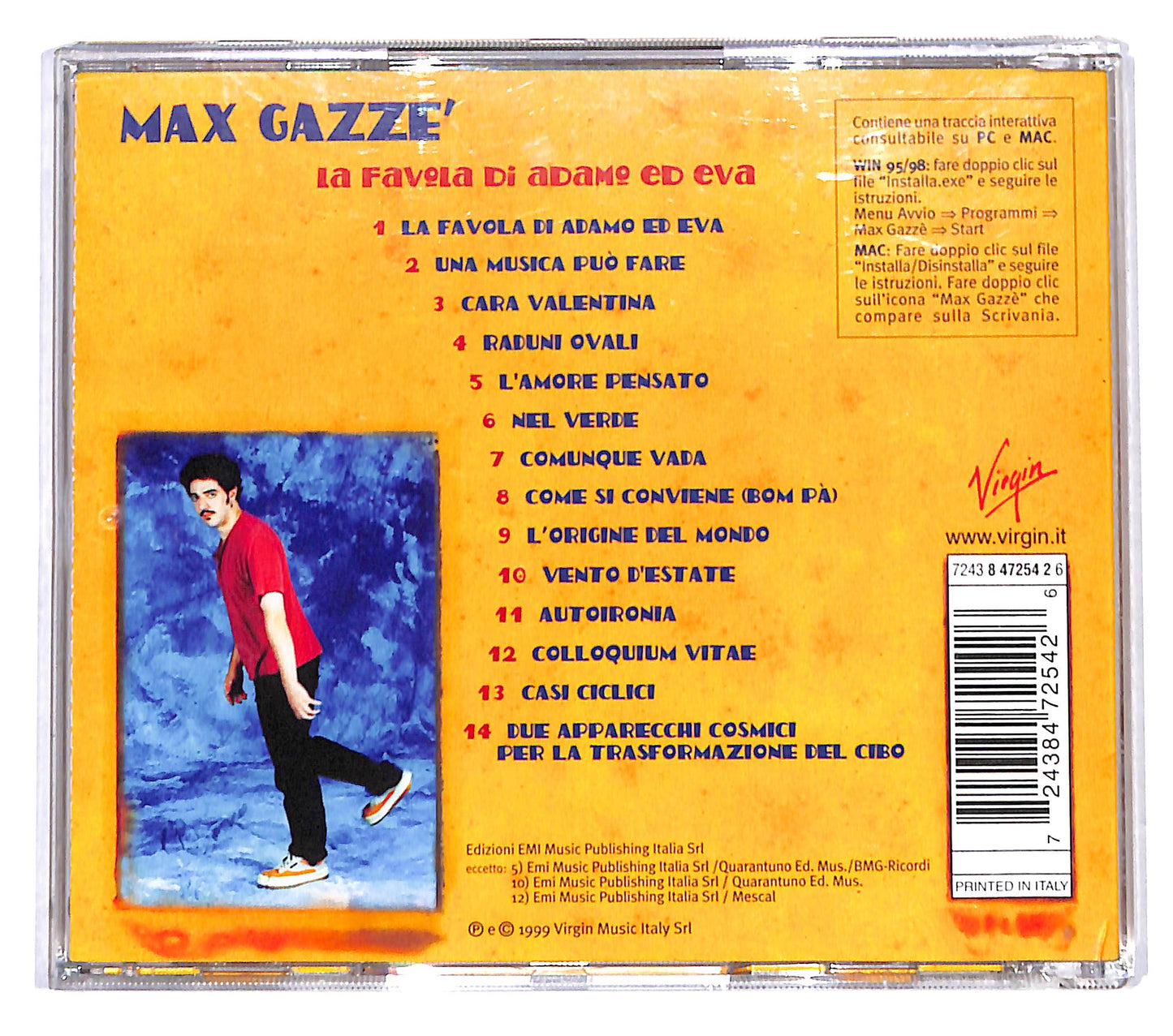 EBOND Max Gazze' - La Favola Di Adamo Ed Eva CD CD140158