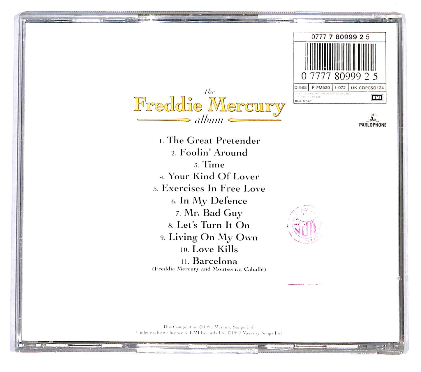 EBOND Freddie Mercury - The Freddie Mercury Album CD CD140219