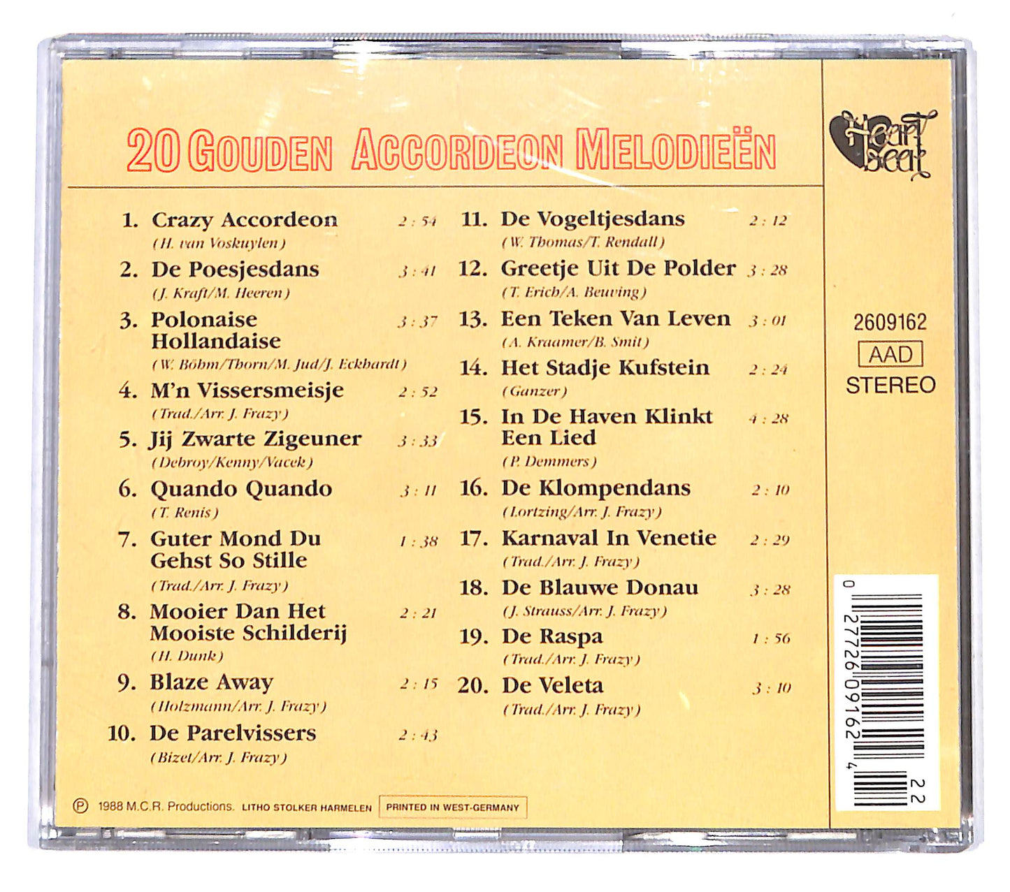 EBOND Various - 20 Gouden Accordeon Melodieen CD CD140233