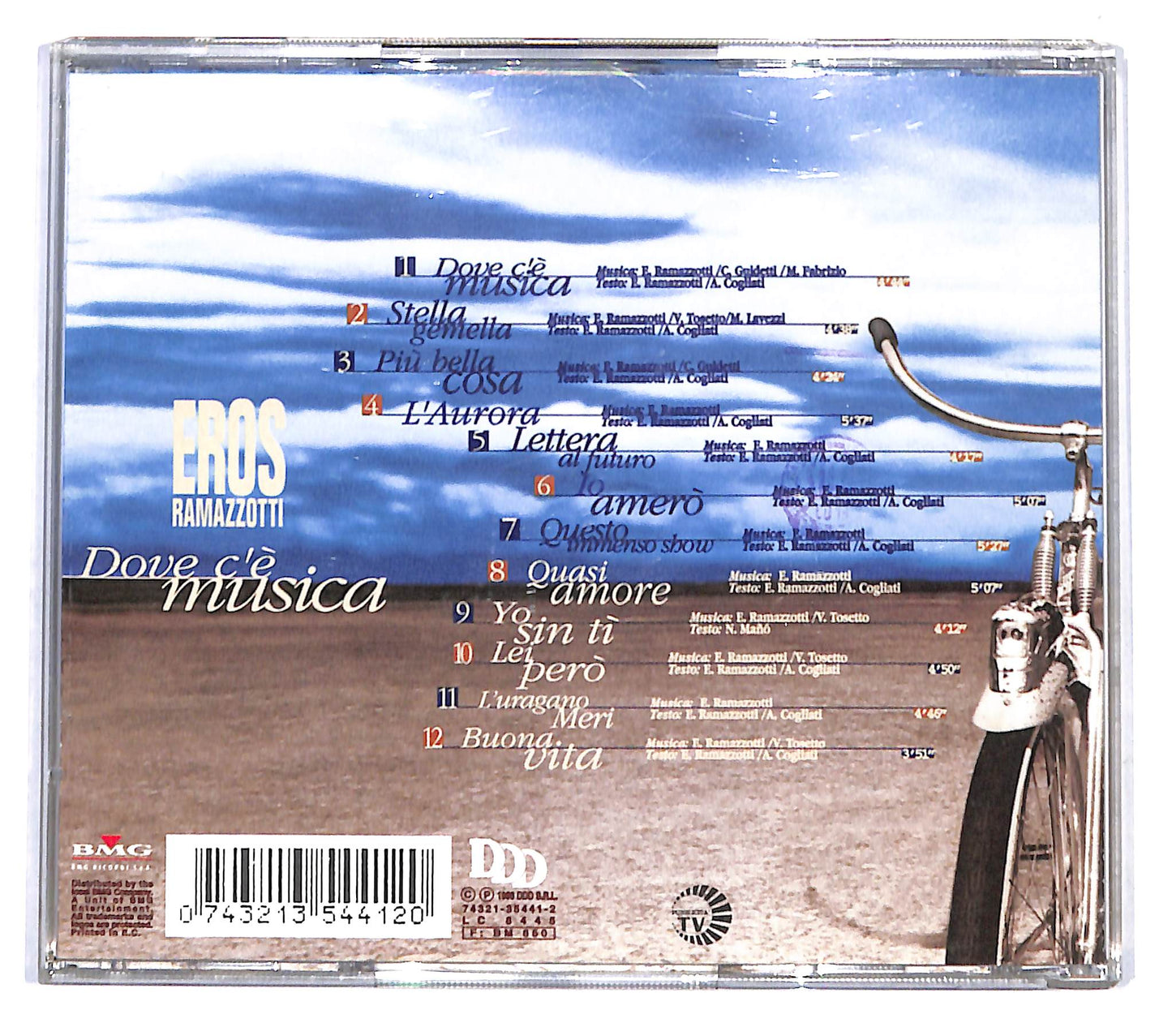 EBOND Eros Ramazzotti - Dove C'e Musica CD CD140250