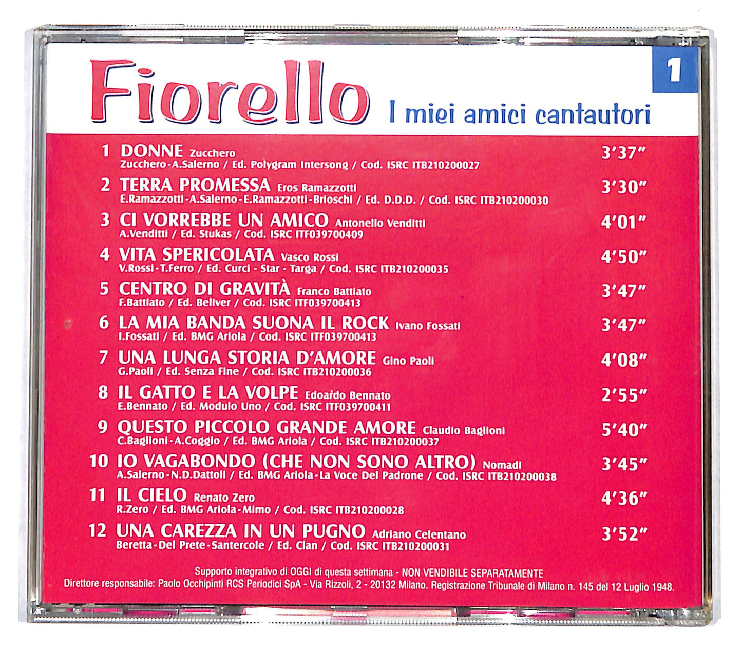 EBOND Fiorello - I Miei Amici Cantautori CD CD140262