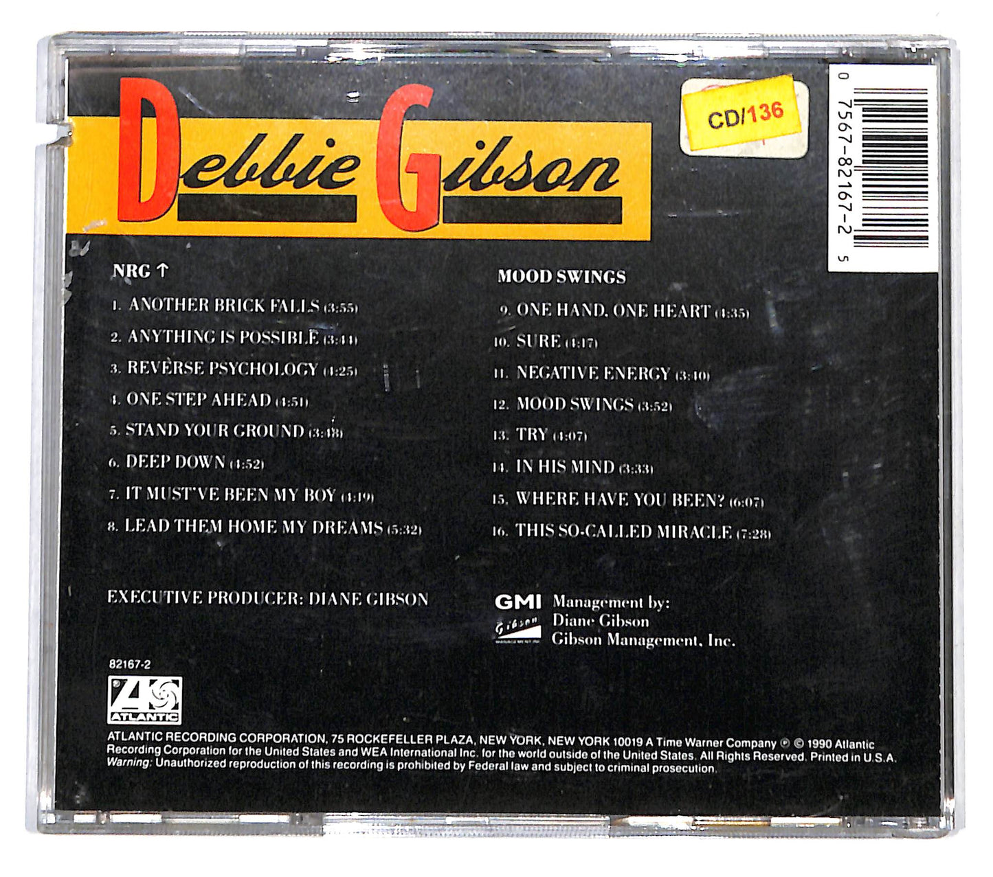 EBOND Debbie Gibson - Anything Is Possible CD CD140305