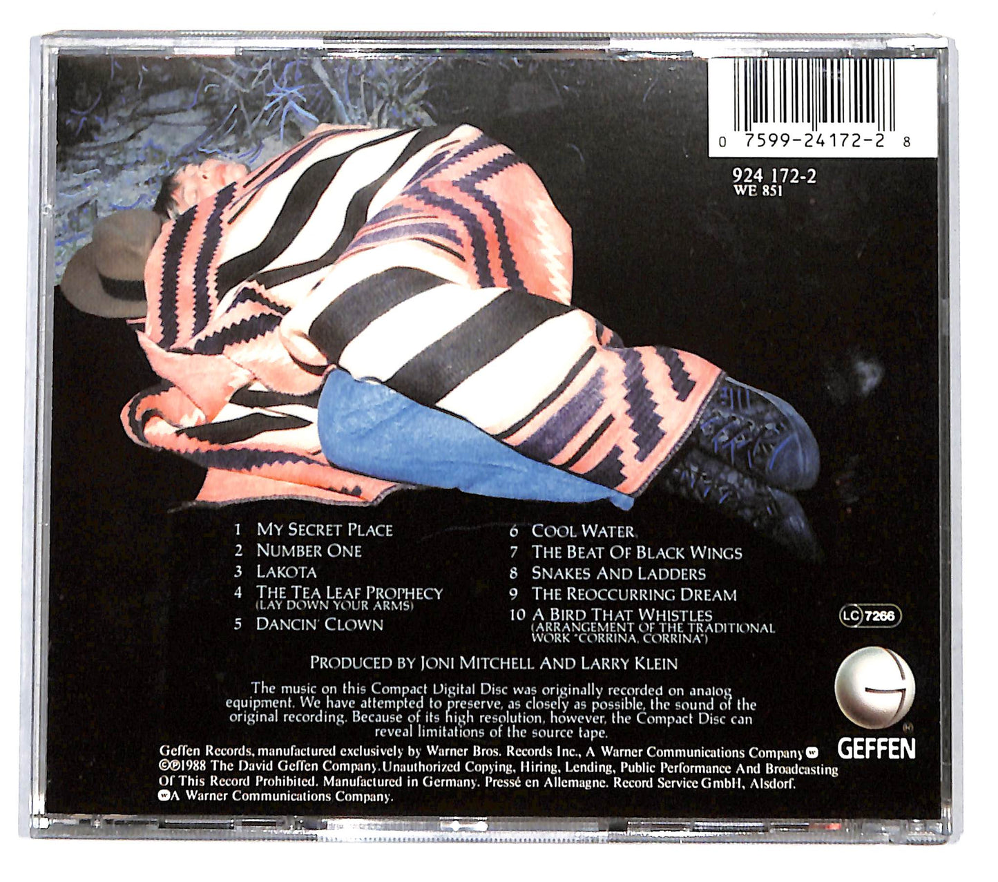 EBOND Joni Mitchell - Chalk Mark In A Rain Storm CD CD140320