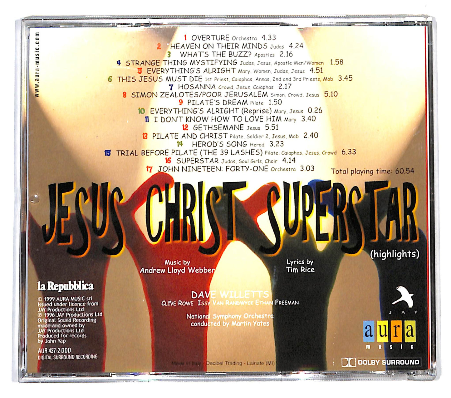 EBOND Lloyd Webber And Tim Rice - Jesus Christ Superstar CD CD140324