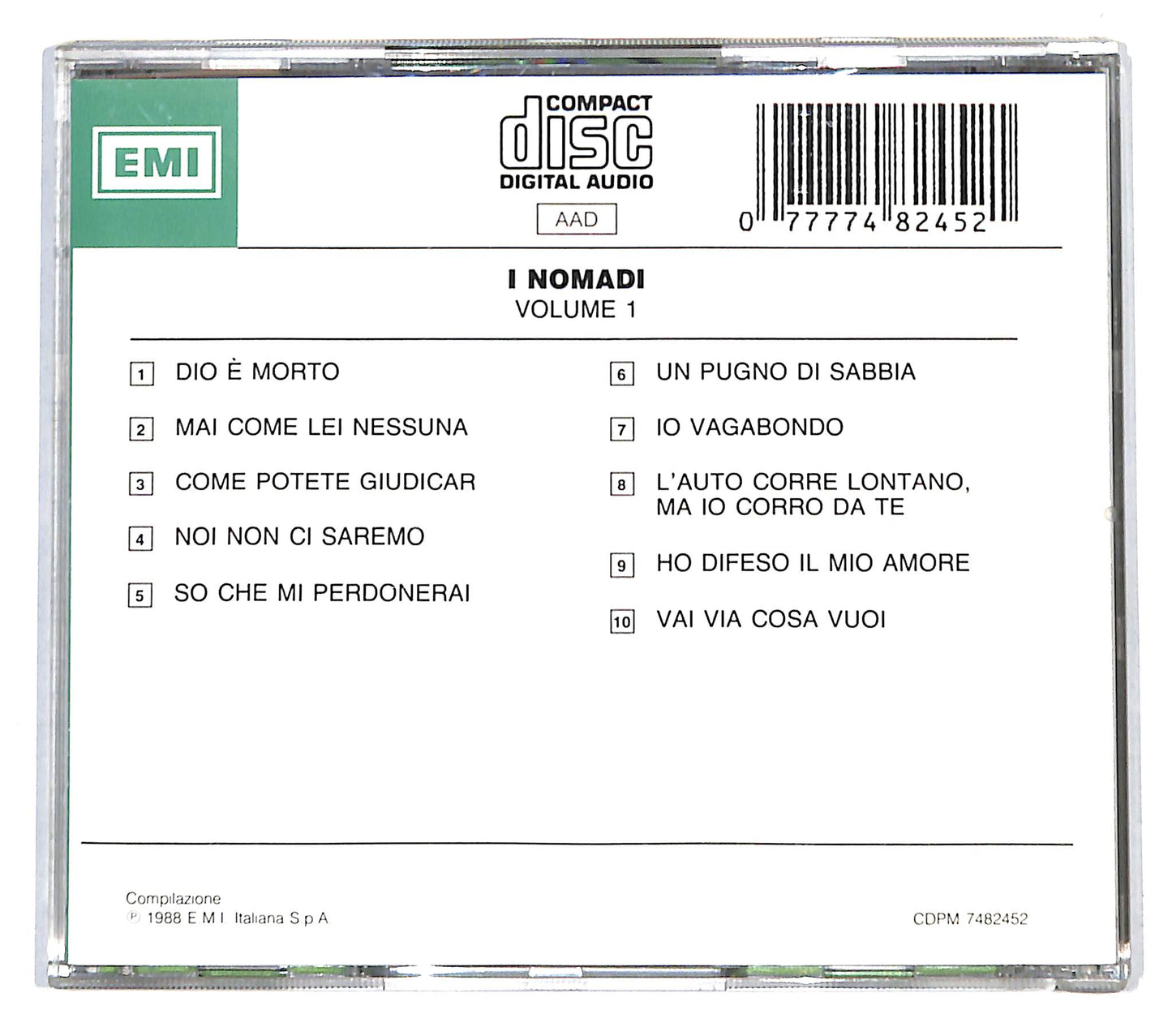 EBOND I Nomadi - 1 CD CD140342