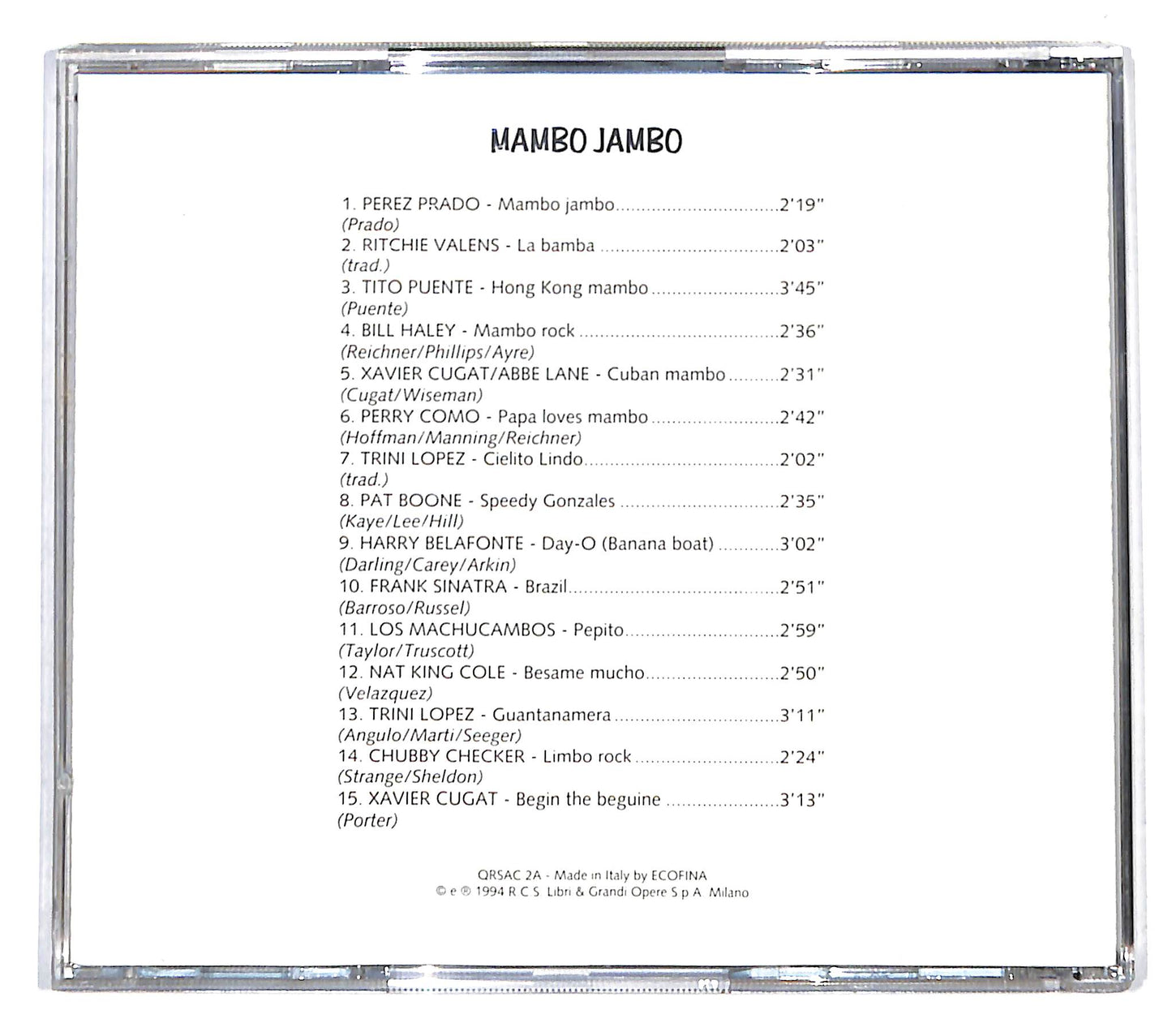 EBOND Various - Mambo Jambo CD CD140347