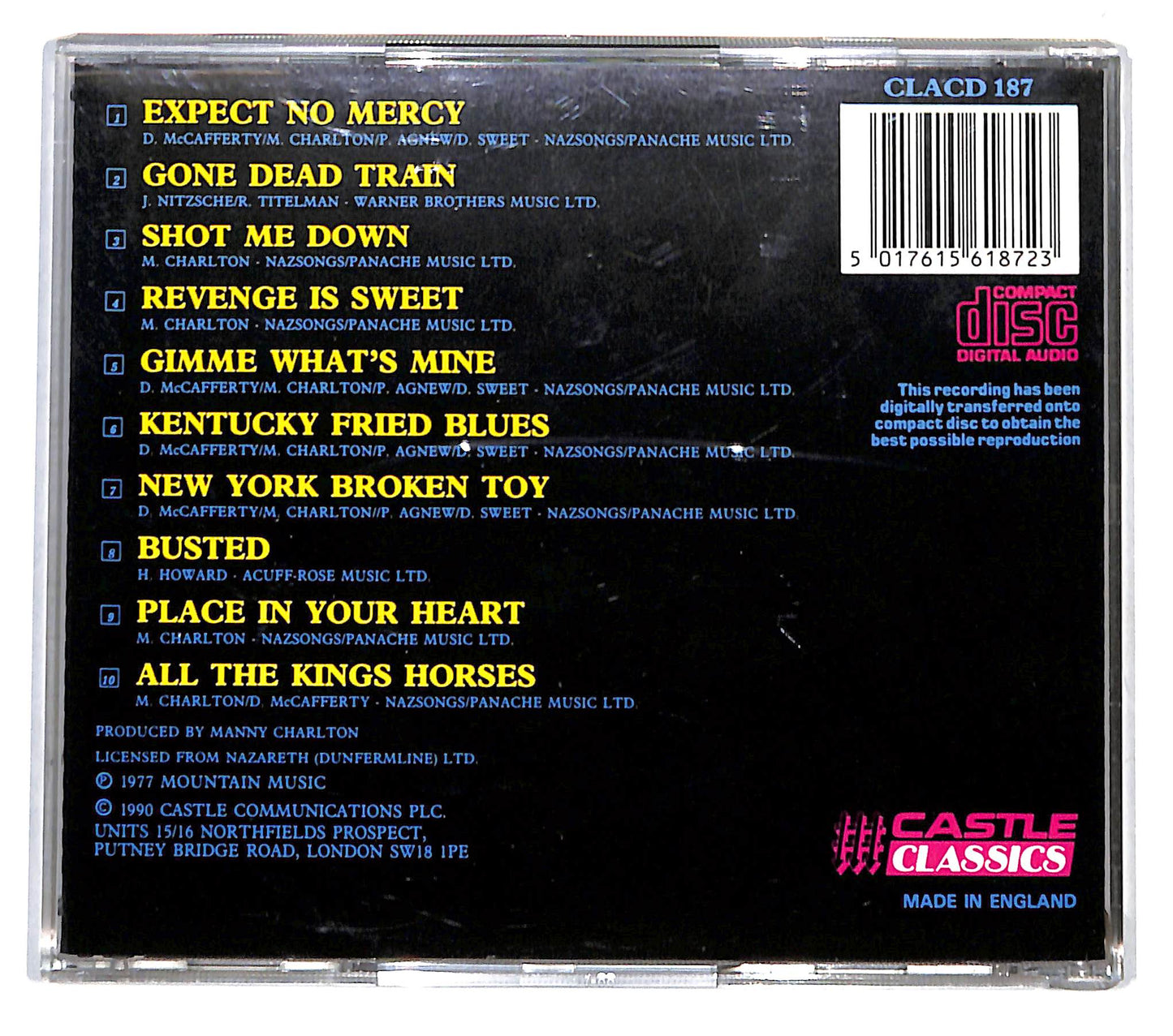 EBOND Nazareth - Expect No Mercy CD CD140404