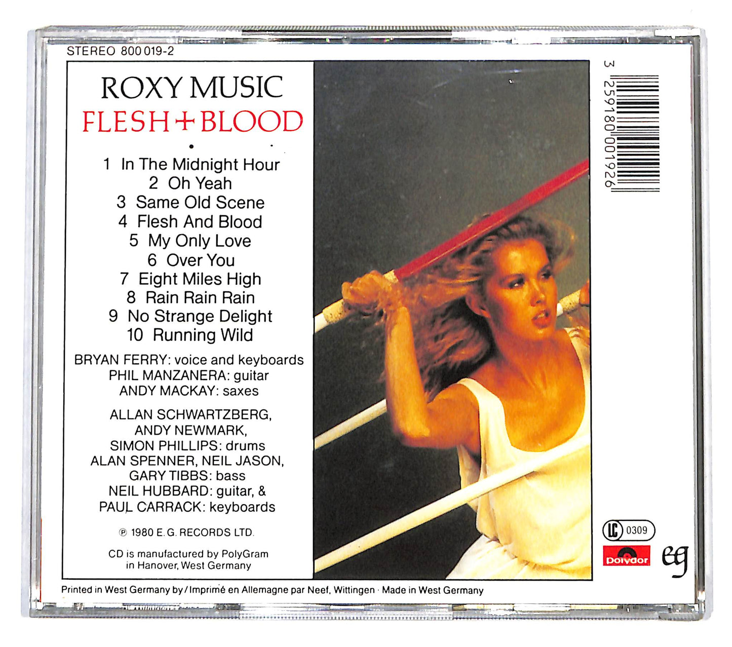 EBOND Roxy Music - Flesh + Blood CD CD140412