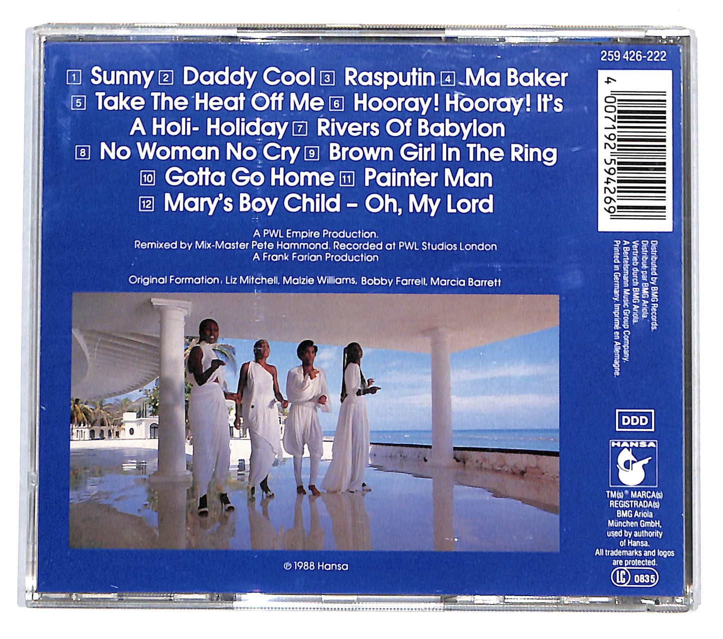 EBOND Boney M. Reunion '88 - Greatest Hits Of All Times - Remix '88 CD CD140415