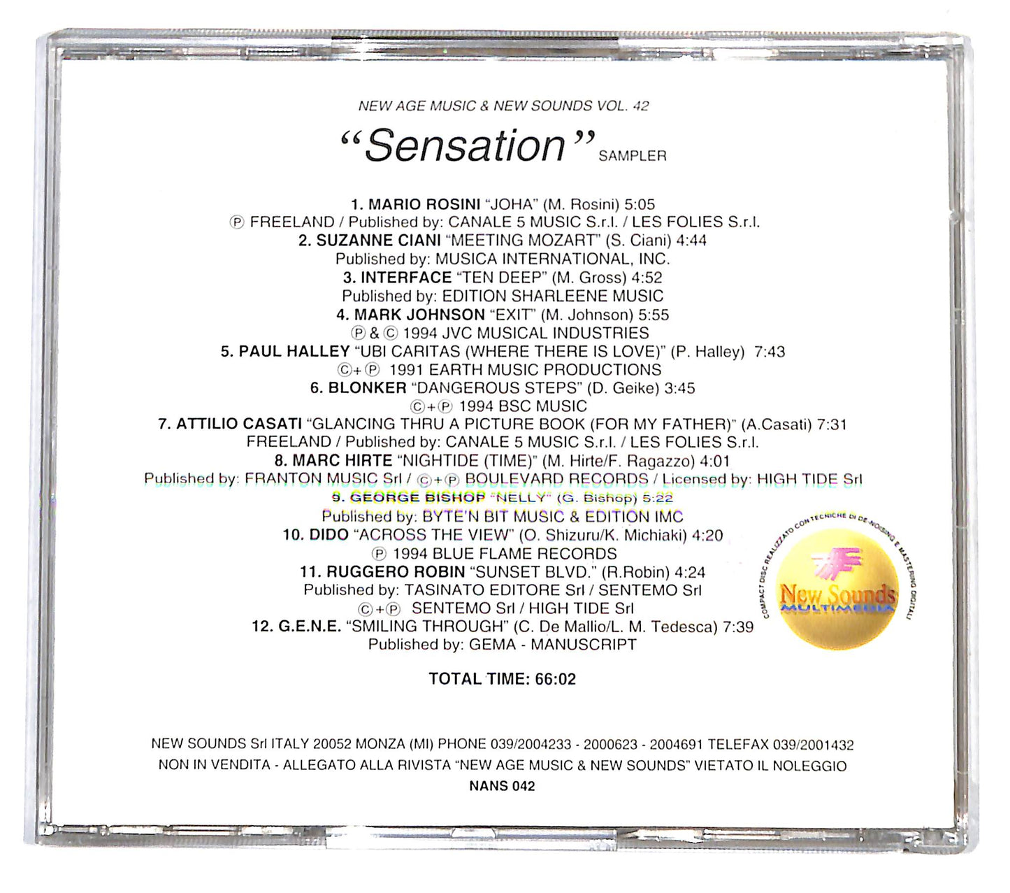 EBOND Various - Sensation CD CD140421