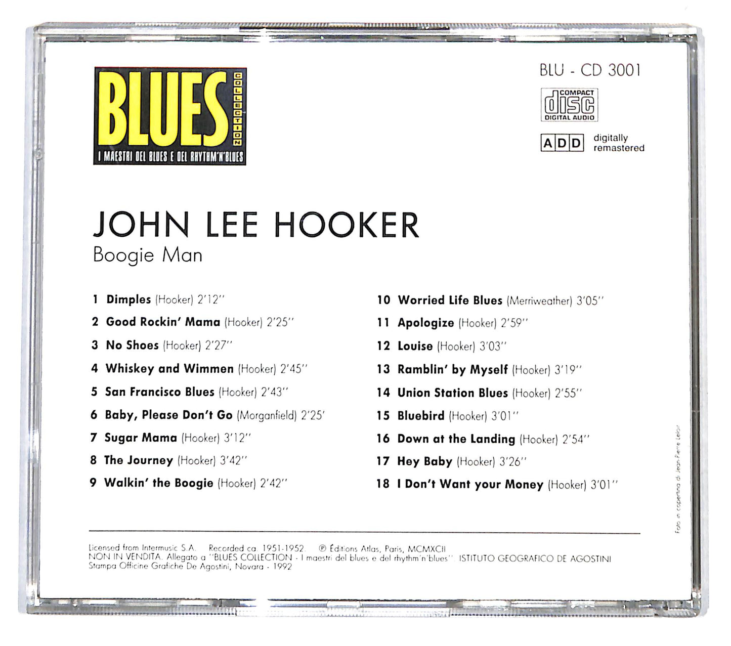 EBOND John Lee Hooker - Boogie Man CD CD140422