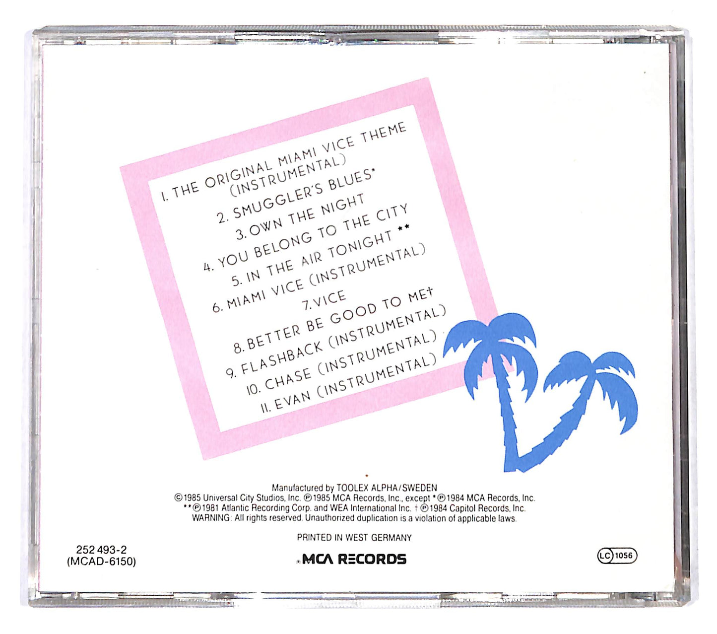 EBOND Various - Miami Vice - Music From The Television Series CD CD140434