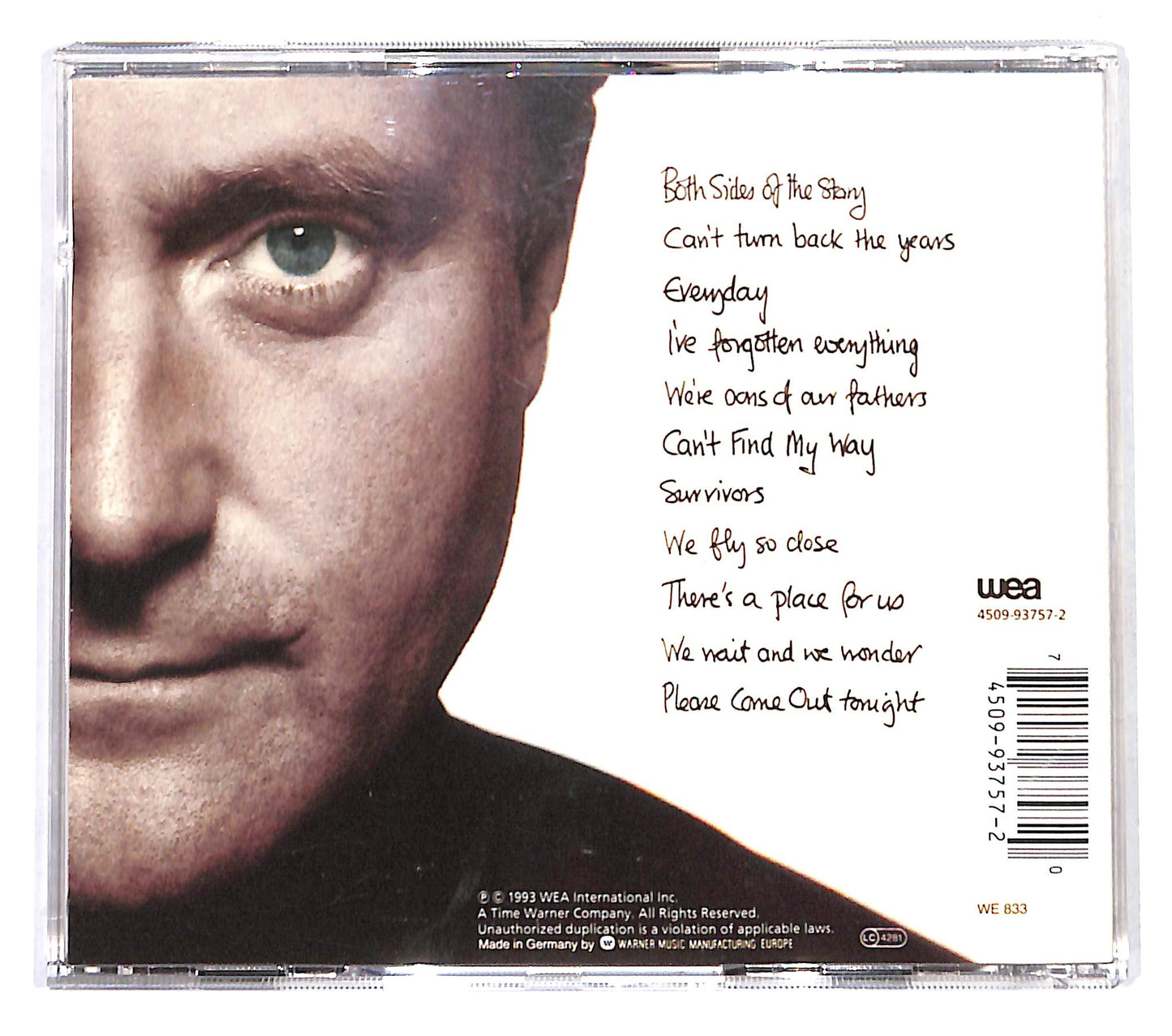 EBOND Phil Collins - Both Sides CD CD140435