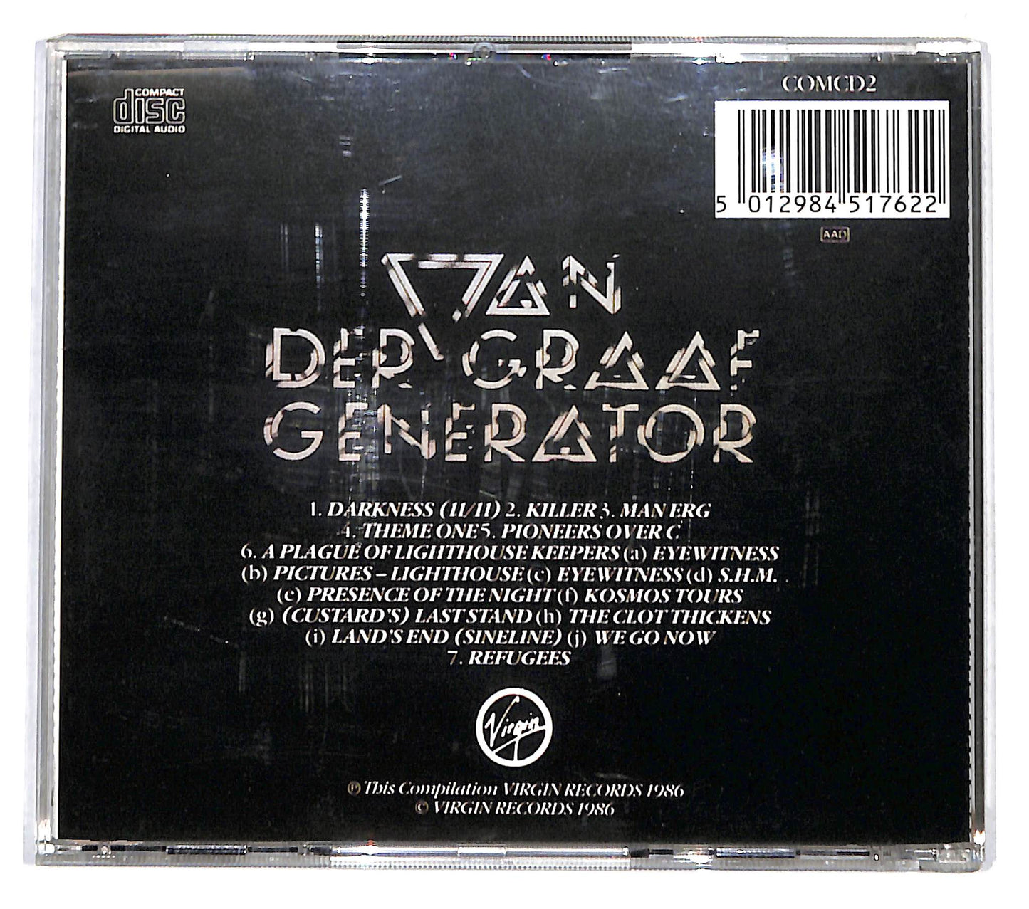 EBOND Van Der Graaf Generator - First Generation CD CD140452