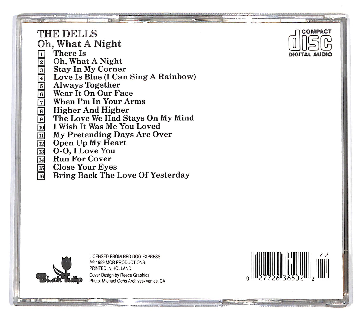 EBOND The Dells - Oh, What A Night - 16 Greatest Hits CD CD140501