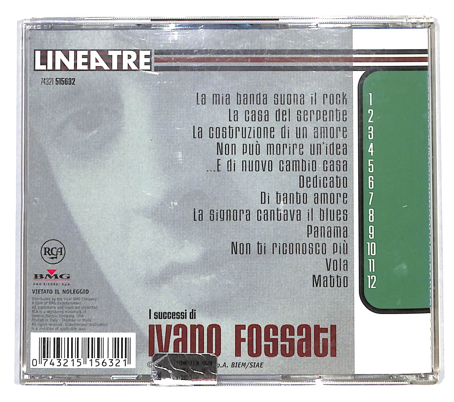 EBOND Ivano Fossati - I Successi Di Ivano Fossati CD CD140525