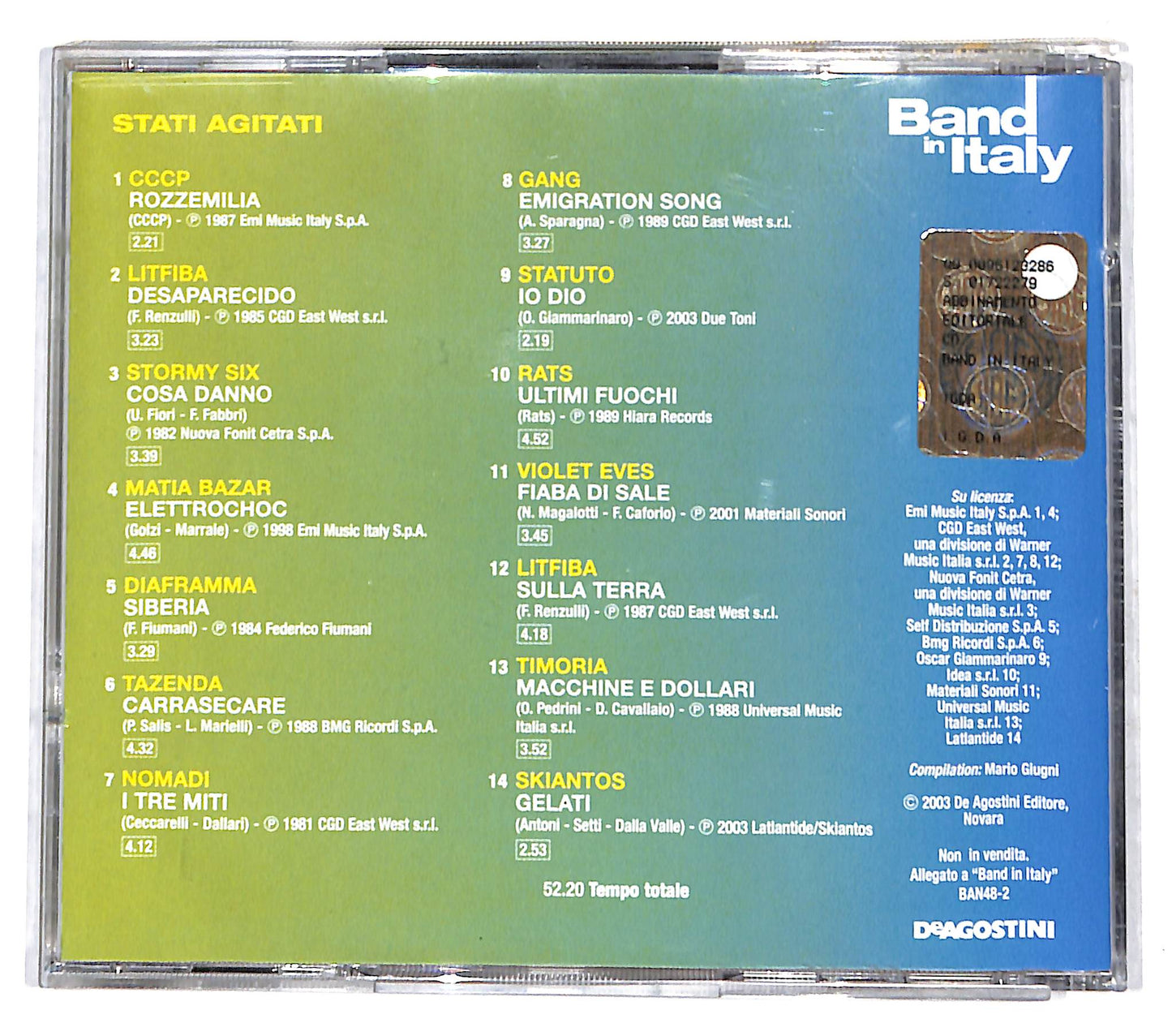 EBOND Various - Stati Agitati CD CD140543
