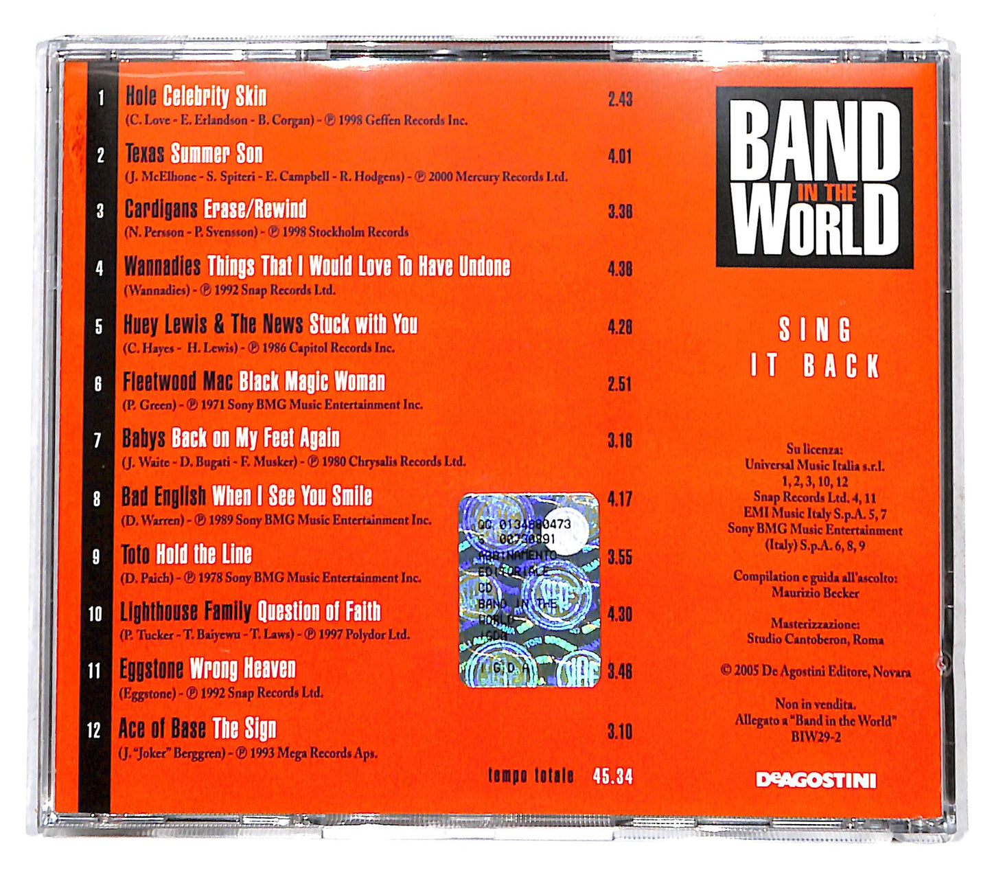 EBOND Various - Band In The World - Sing It Back CD CD140561