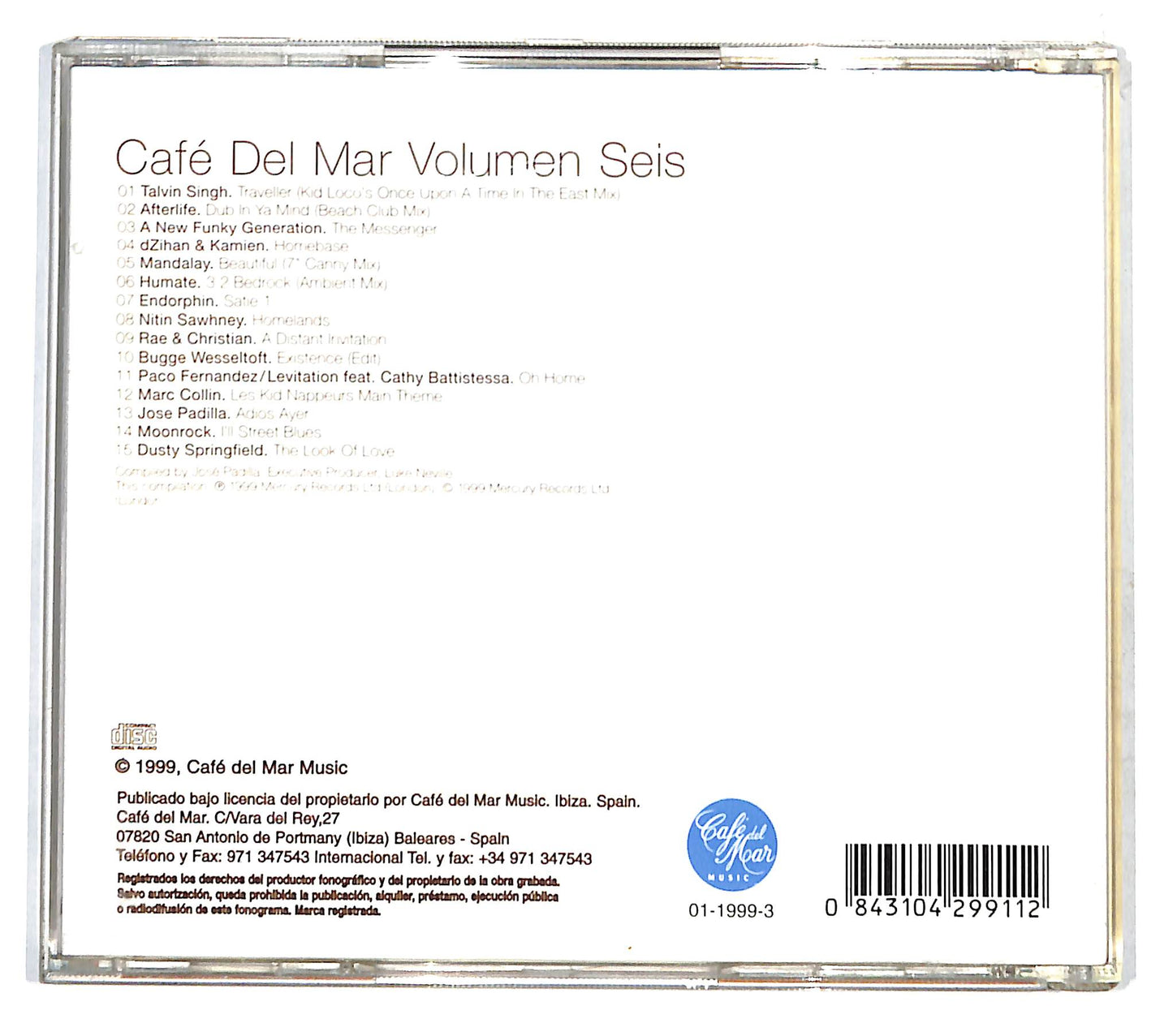 EBOND Various - Cafe Del Mar - Volumen Seis CD CD140602