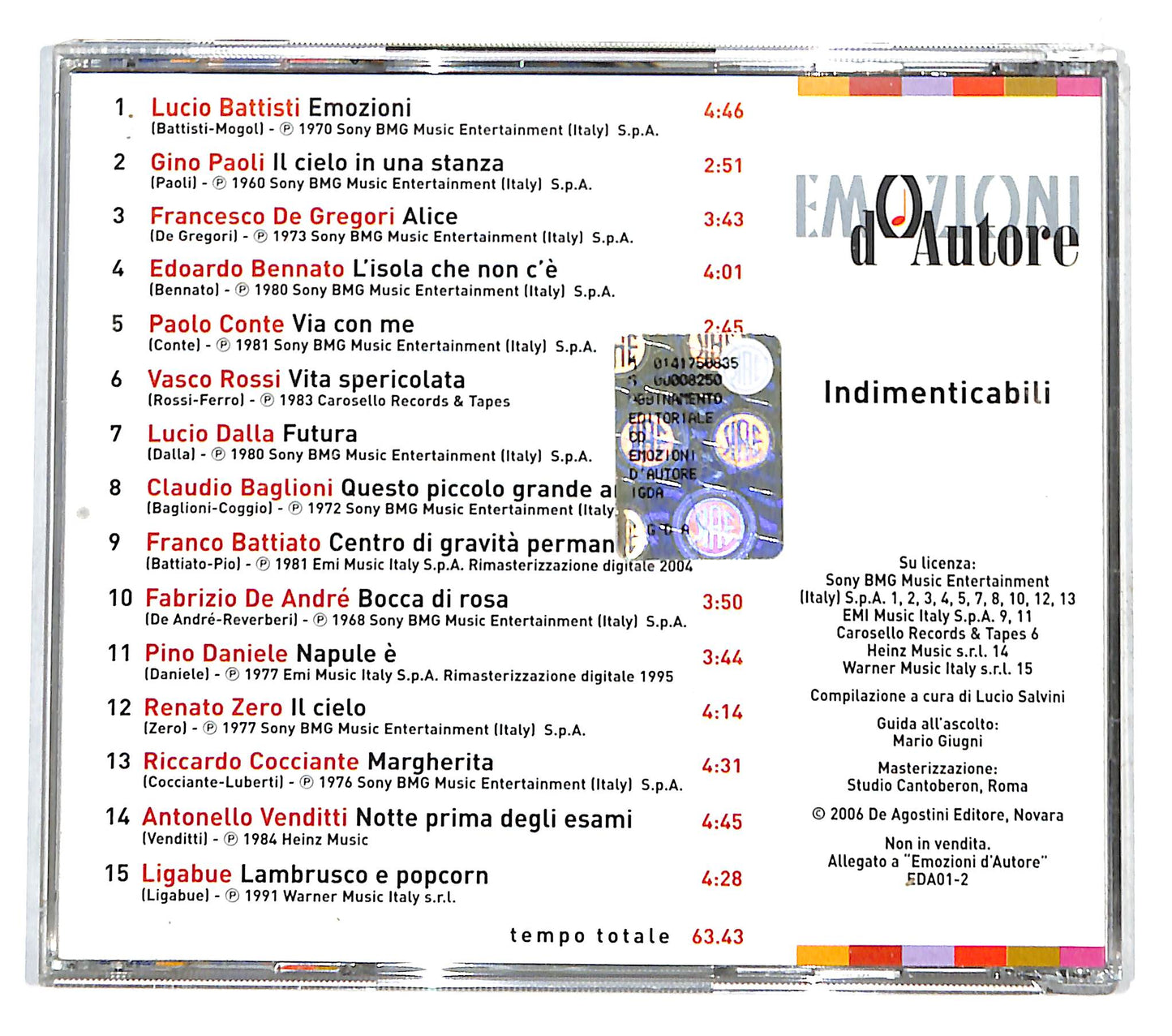 EBOND Various - Indimenticabili CD CD140606