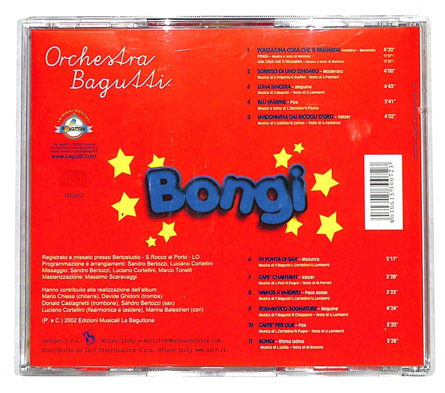 EBOND Orchestra Baguzzi - Bongi CD CD140611