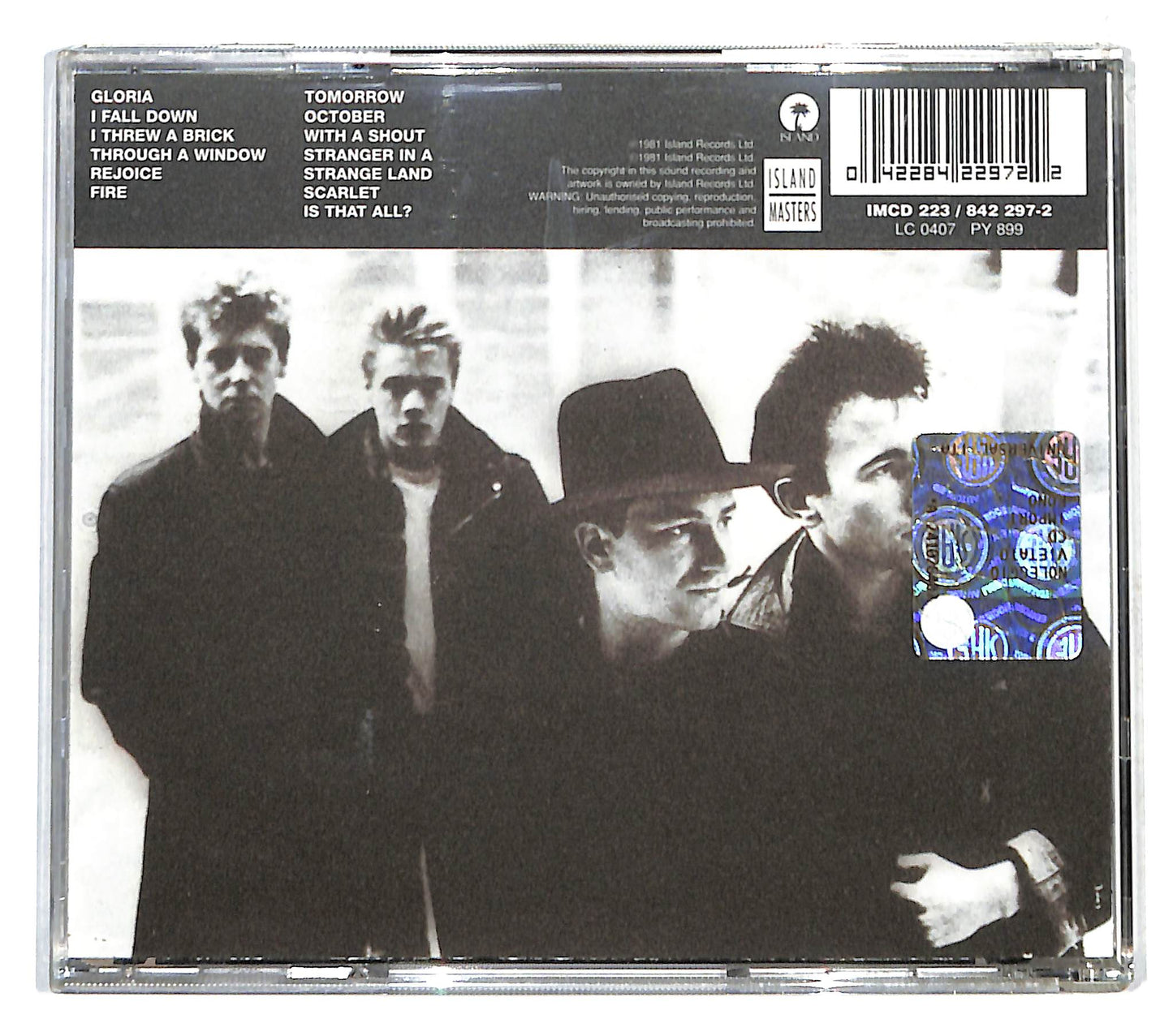 EBOND U2 - October CD CD140616