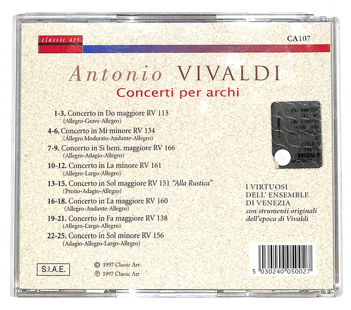 EBOND Antonio Vivaldi - Antonio Vivaldi CD CD140627