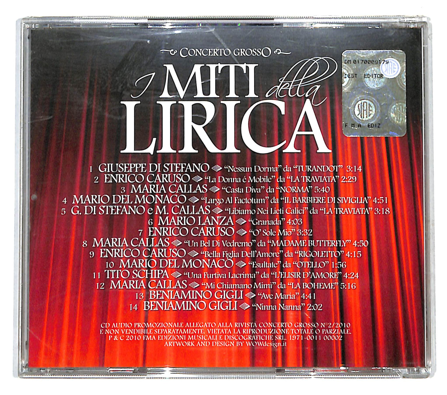 EBOND Various - I Miti della Lirica CD CD140643