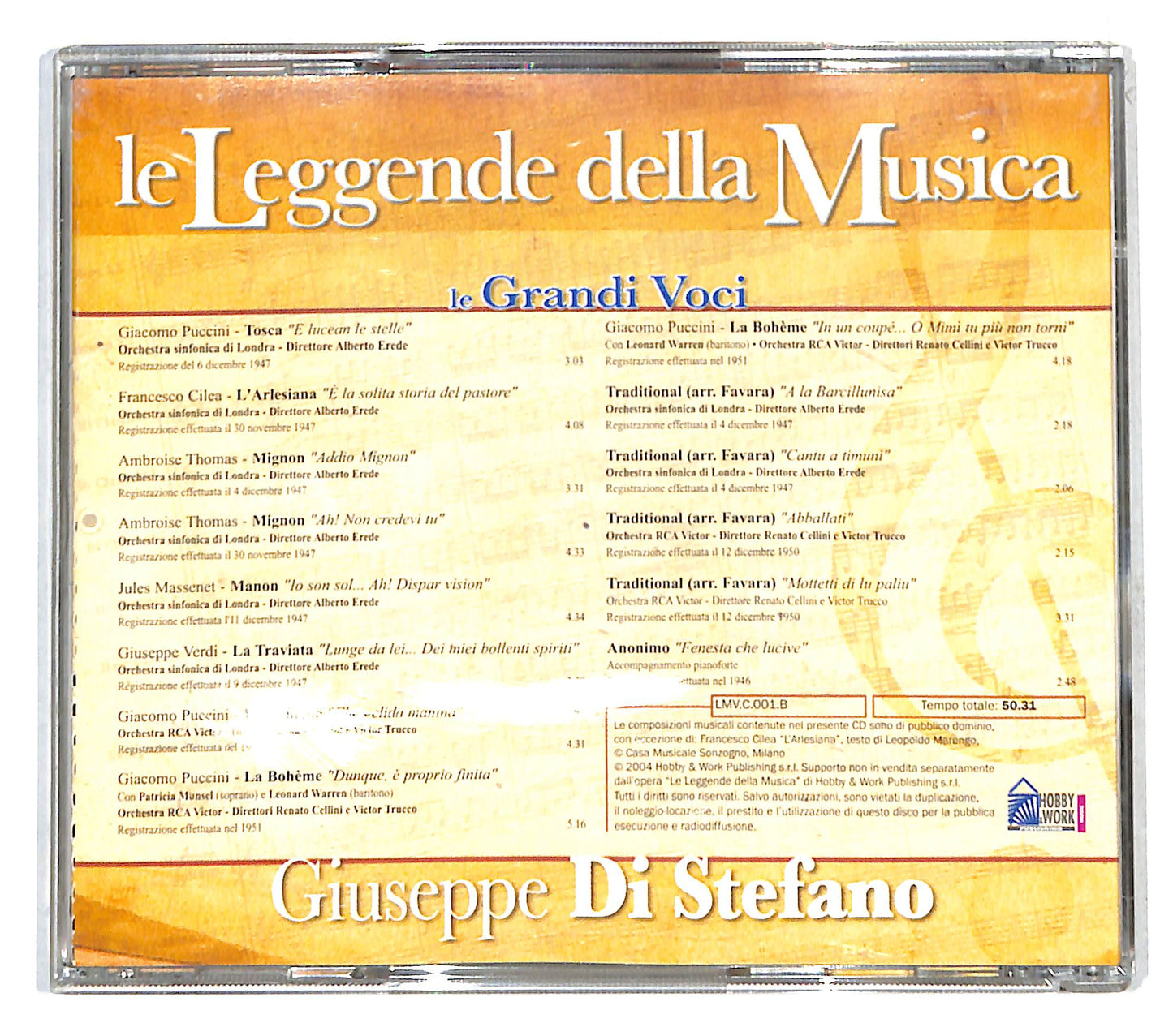 EBOND Giuseppe di Stefano - Le Grandi Voci CD CD140724