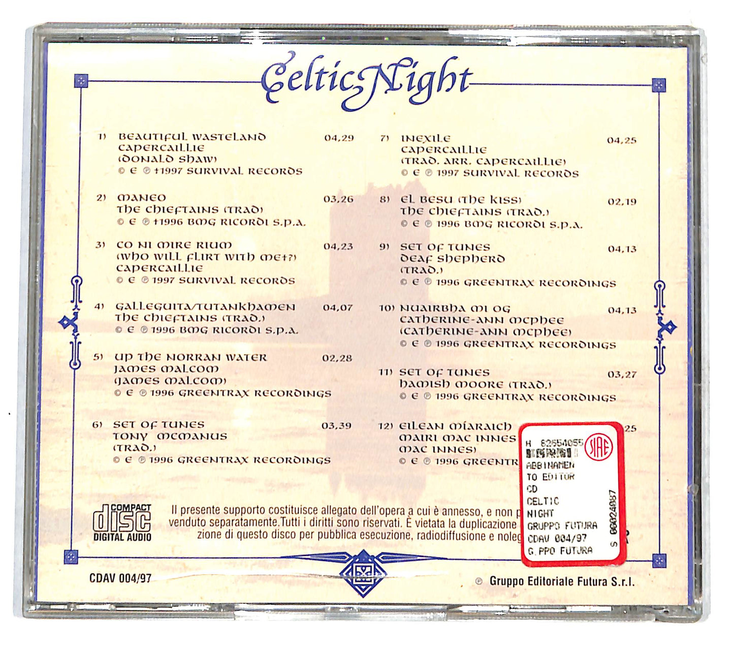 EBOND Various - Avalon: Celtic Night CD CD140730