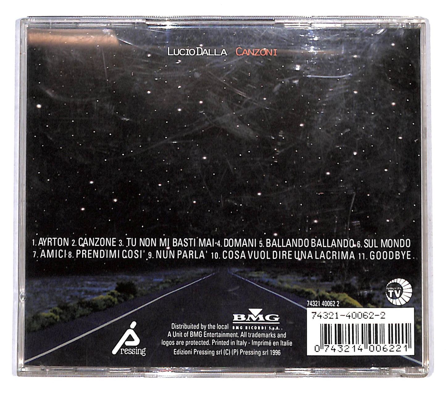 EBOND Lucio Dalla - Canzoni CD CD140812