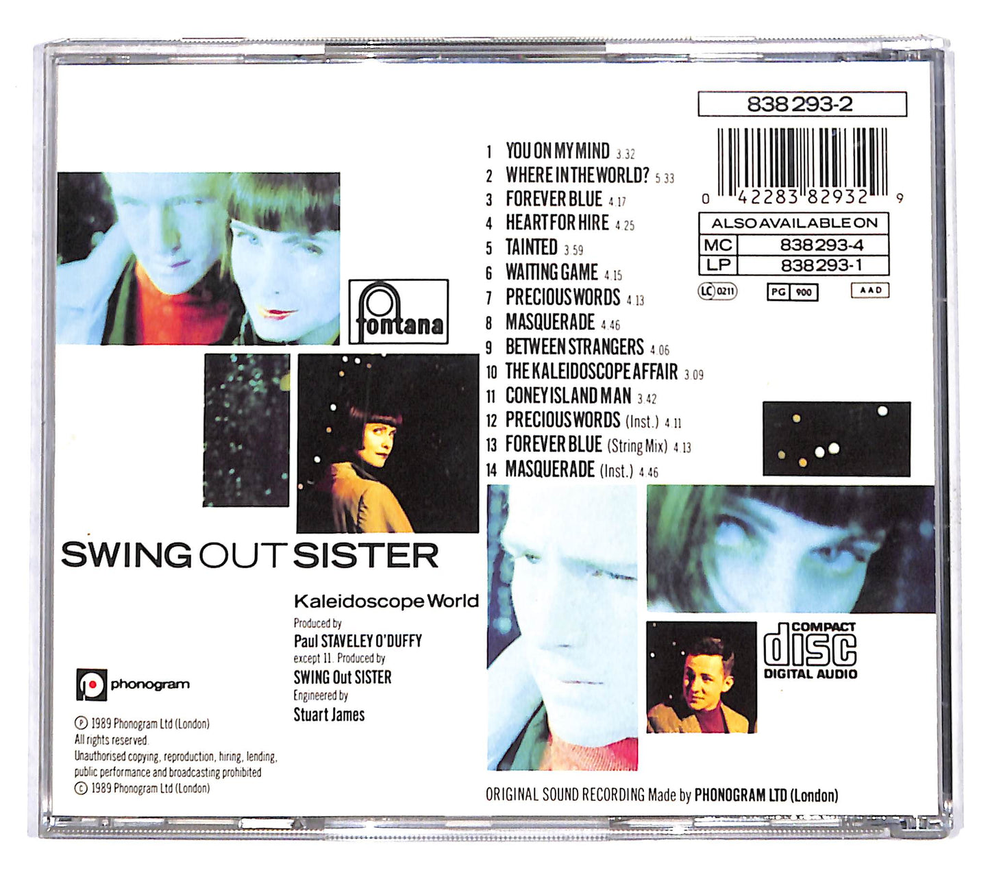 EBOND Swing Out Sister - Kaleidoscope World CD CD140826