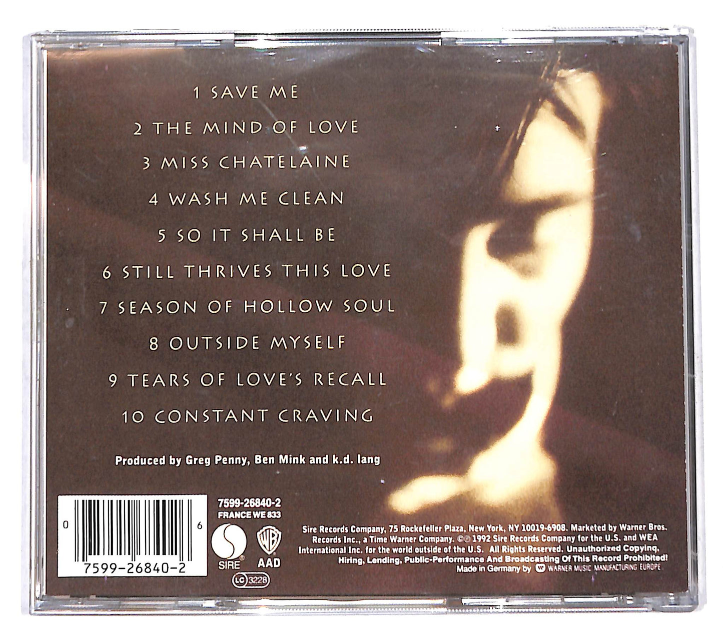 EBOND K. D. Lang - Ingenue CD CD140827
