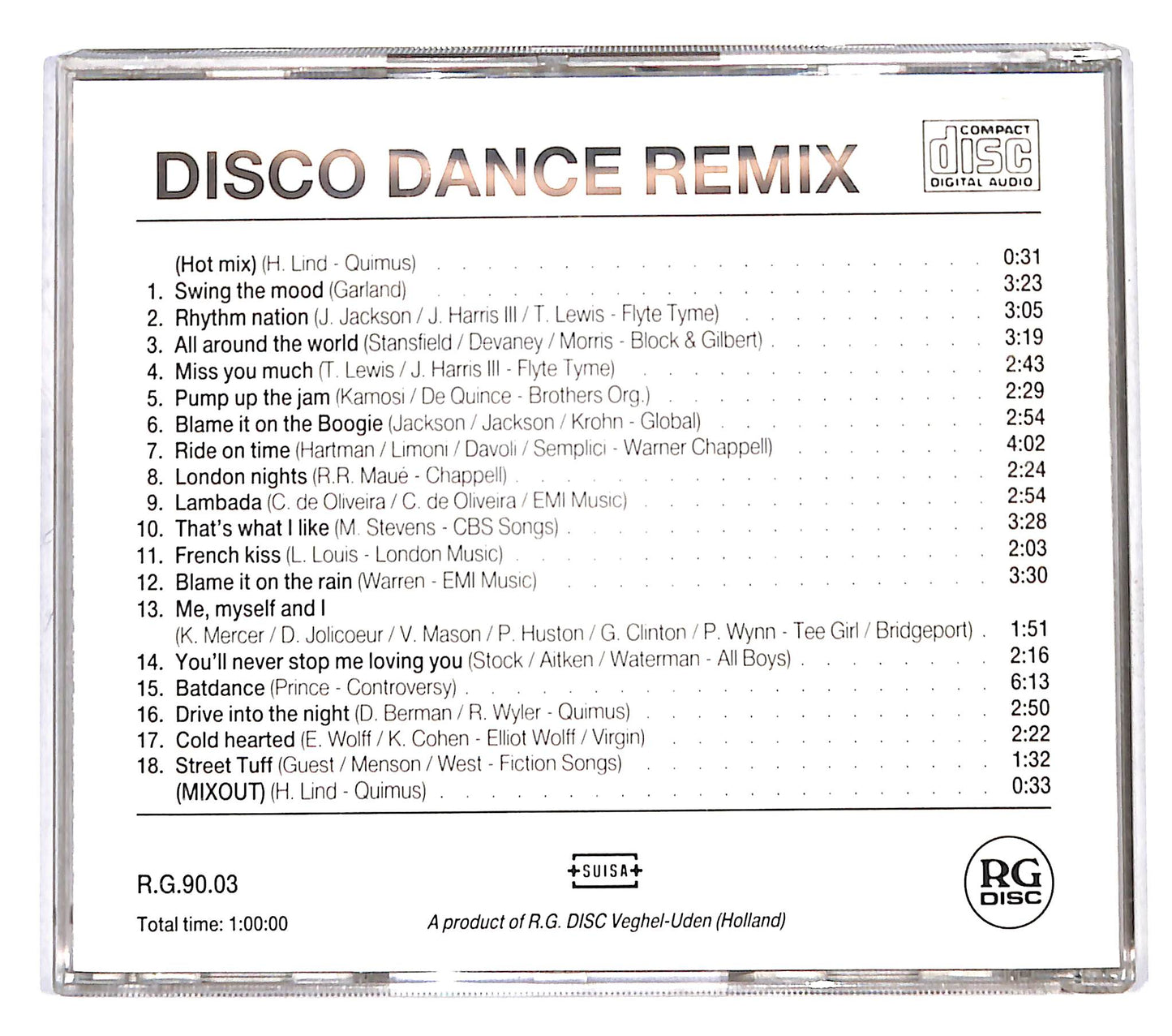 EBOND Various - Disco Dance Remix CD CD140839