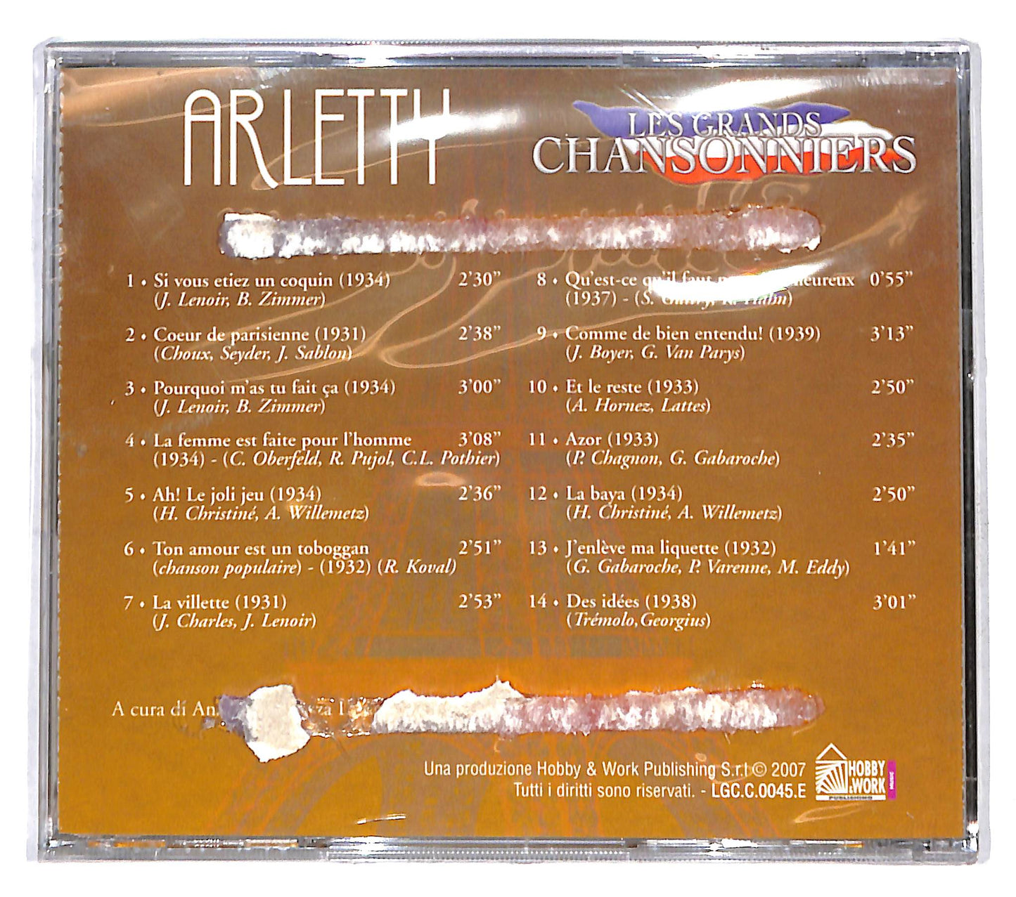 EBOND Arletty - Arletty CD CD140904