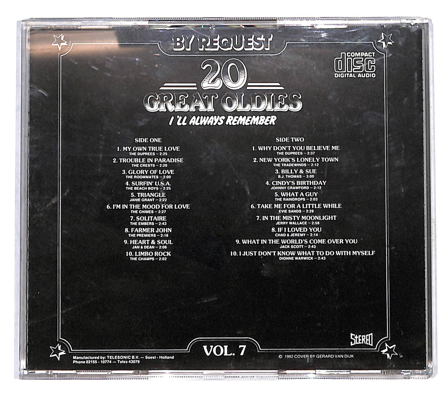 EBOND Various - 20 Great Oldies - I'll Always Remember Vol. 7 CD CD140910
