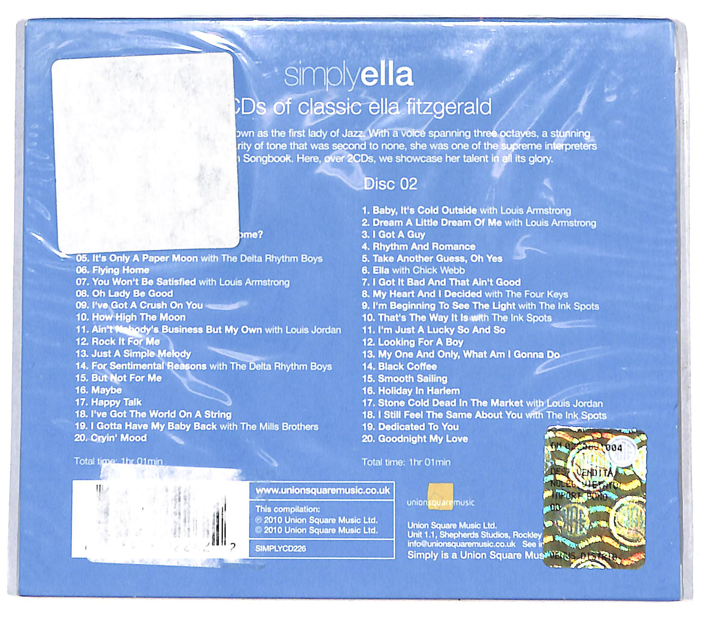 EBOND Ella Fitzgerald - Simply Ella CD CD140925