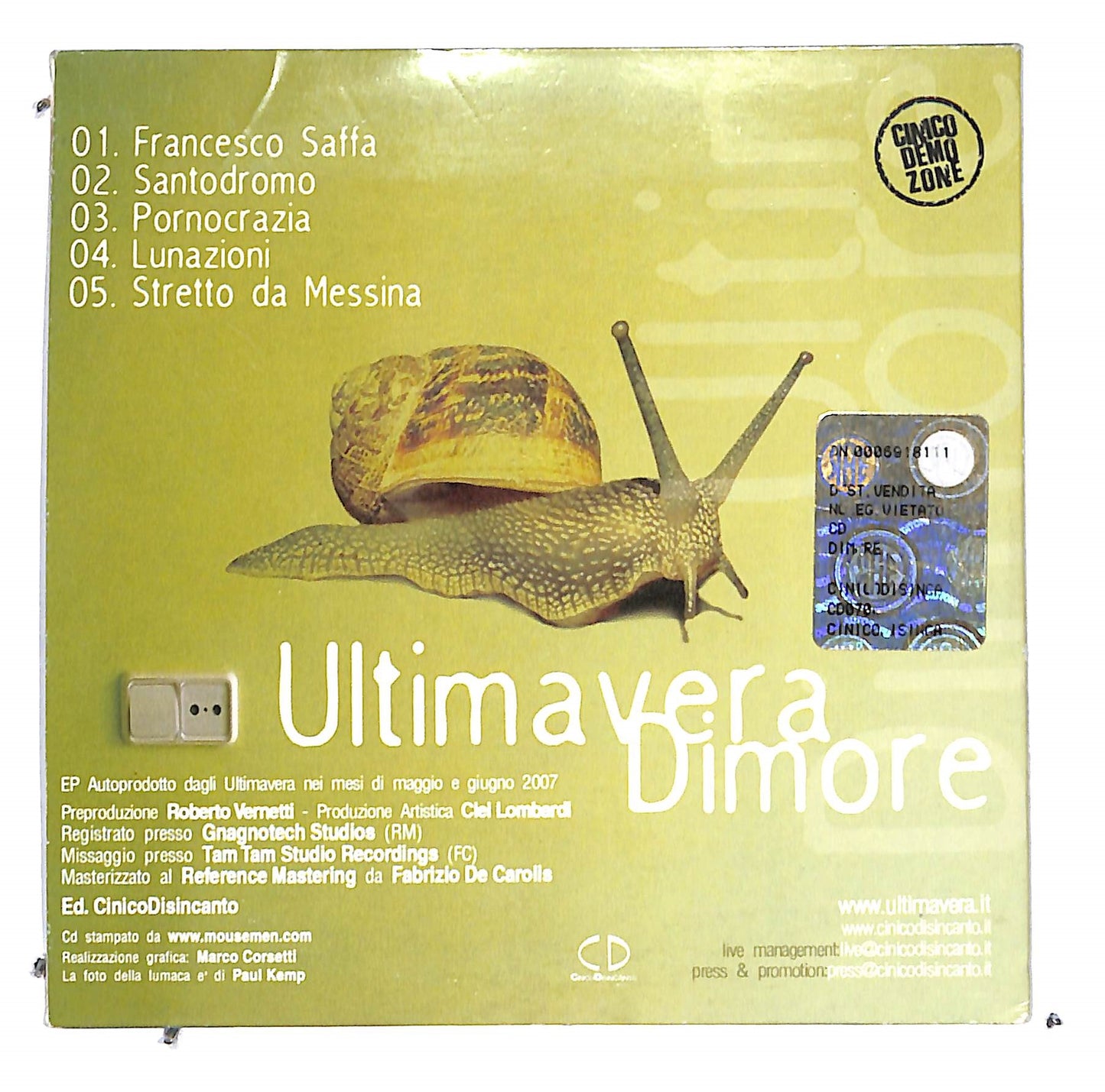 EBOND Ultimavera - Dimore CD CD140934