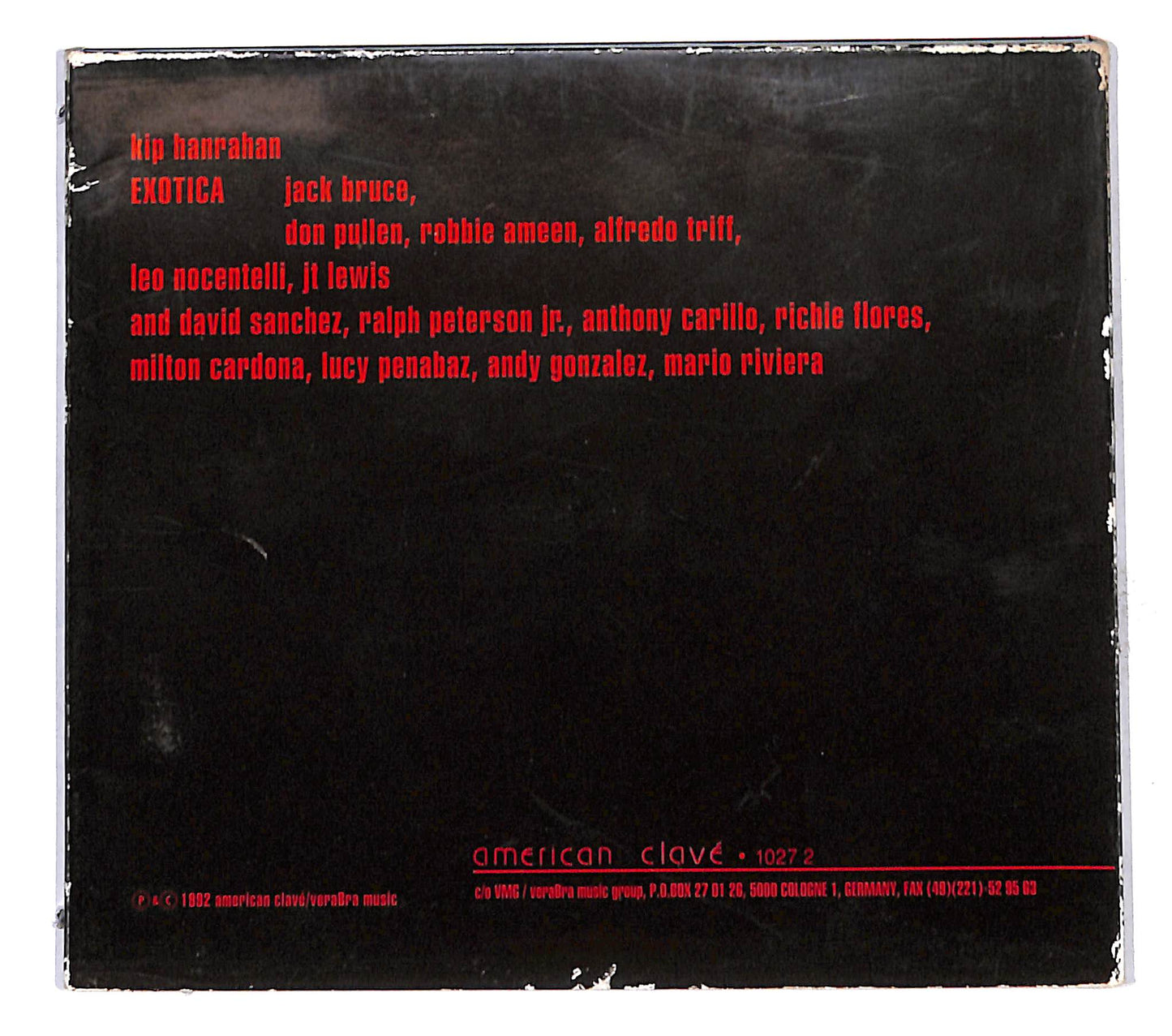 EBOND Kip Hanrahan - Exotica DIGIPACK CD CD140945