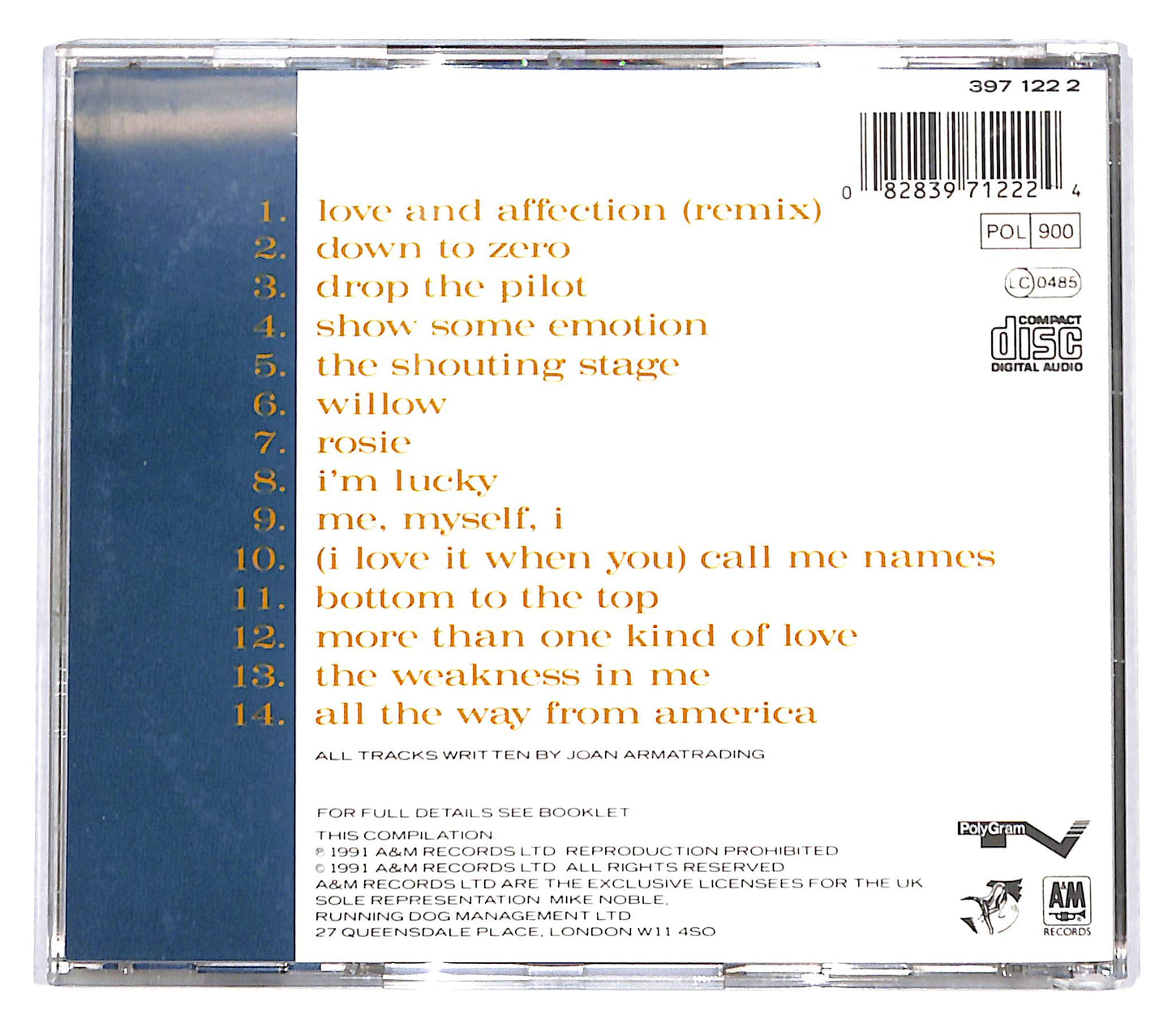 EBOND Joan Armatrading - The Very Best Of Joan Armatrading CD CD141015