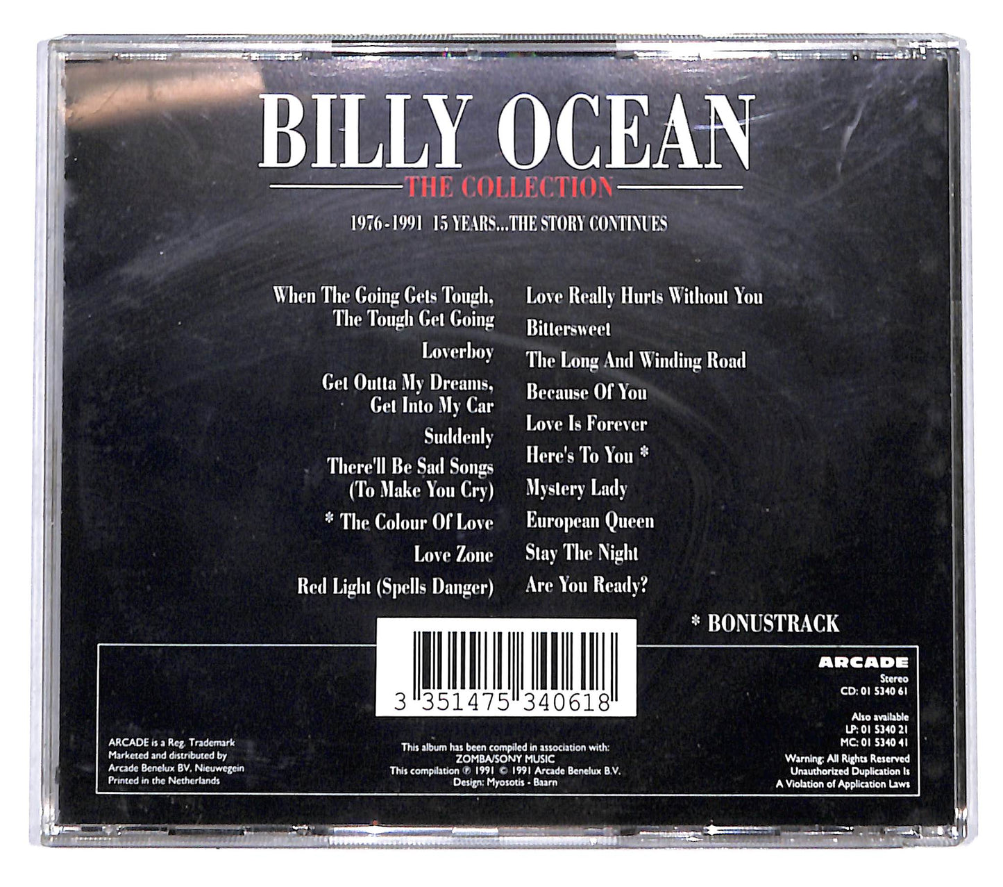 EBOND Billy Ocean - The Collection CD CD141026