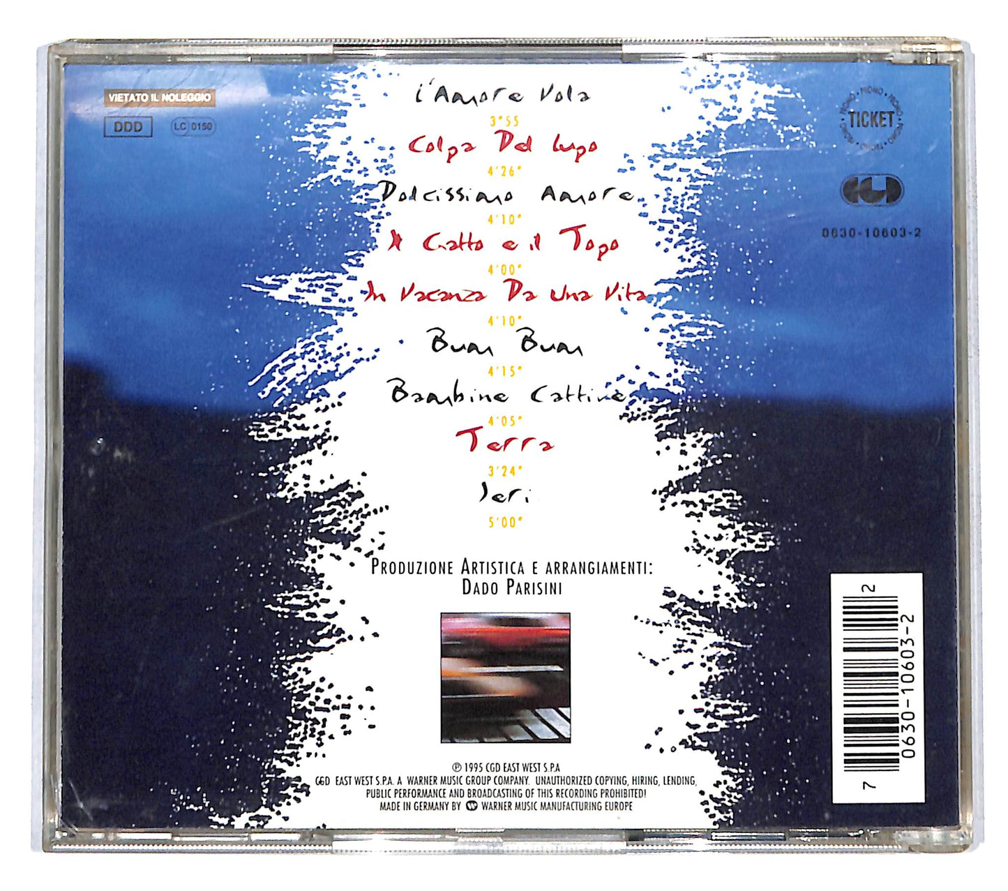 EBOND Irene Grandi - In Vacanza Da Una Vita CD CD141051